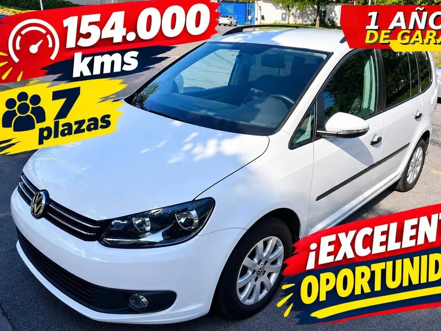 Volkswagen Touran Touran 1.6TDI Edition BMT 105 Edition Blanco - 1