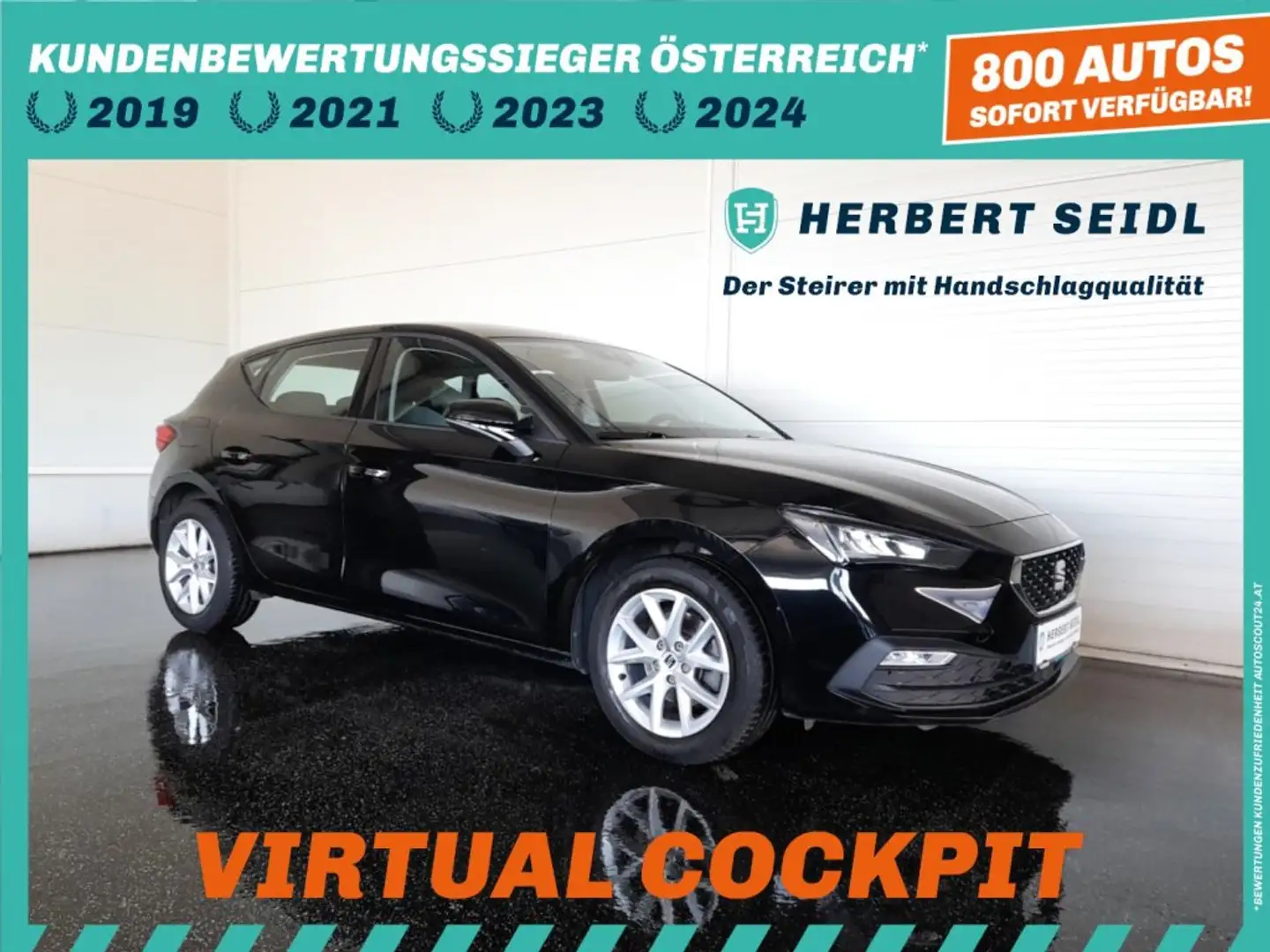 SEAT Leon STYLE 2,0 TDI *VOLL-LED / VIRTUELL / NAVI / TEMPOMAT / PDC / SITZ & LENKRADHEIZUNG / KEYLESS* Grau - 1