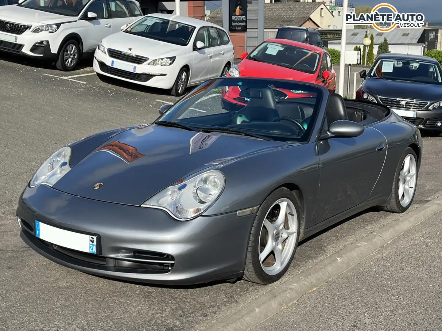 Porsche 911 Cabriolet 3.6i - BVA Tiptronic  TYPE 996 CABRIOLET Gris - 1