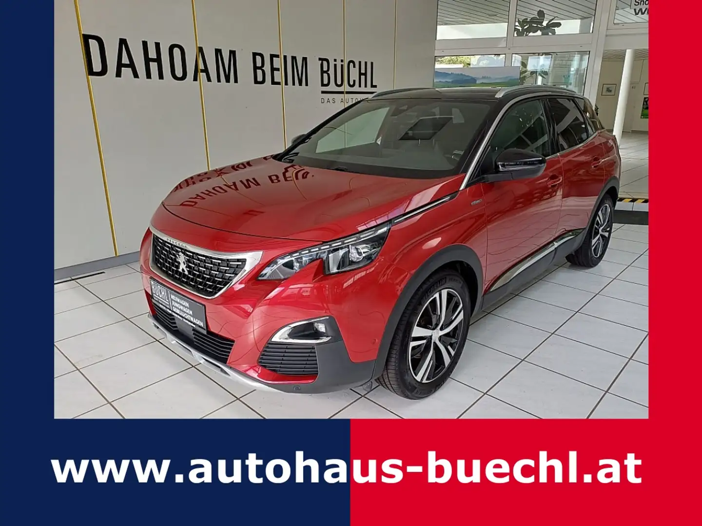 Peugeot 3008 1,6 HDi 120 S&S EAT6 GT-Line Aut. Rouge - 1