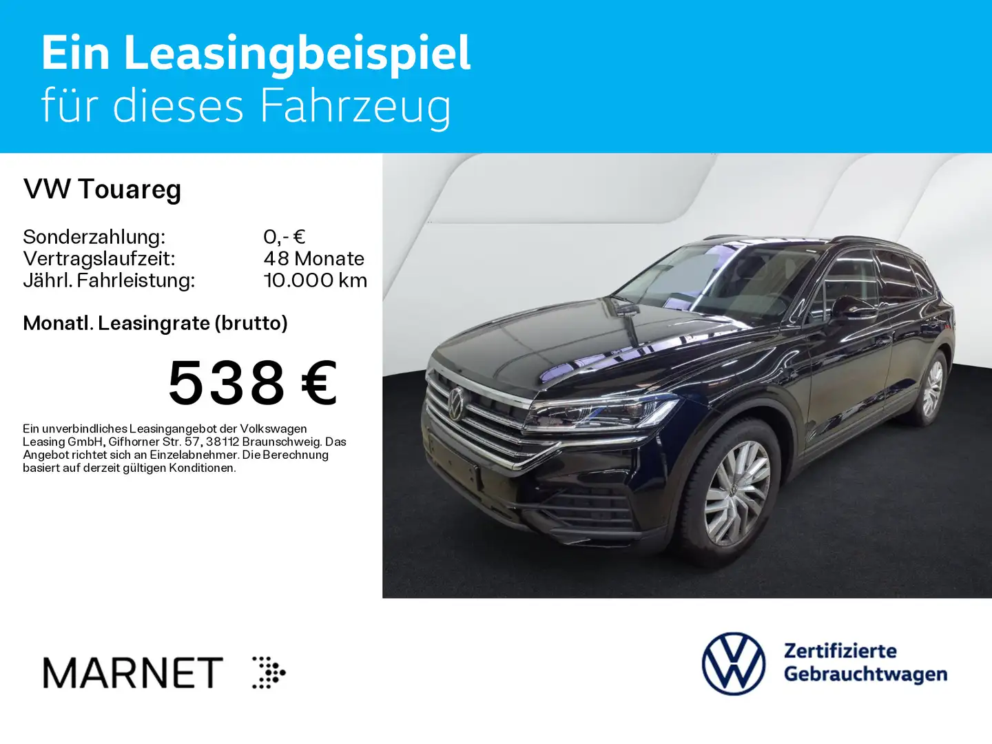 Volkswagen Touareg 3.0 TDI DSG 4Motion*Navi*AHK*Luftf.*Lede Nero - 2