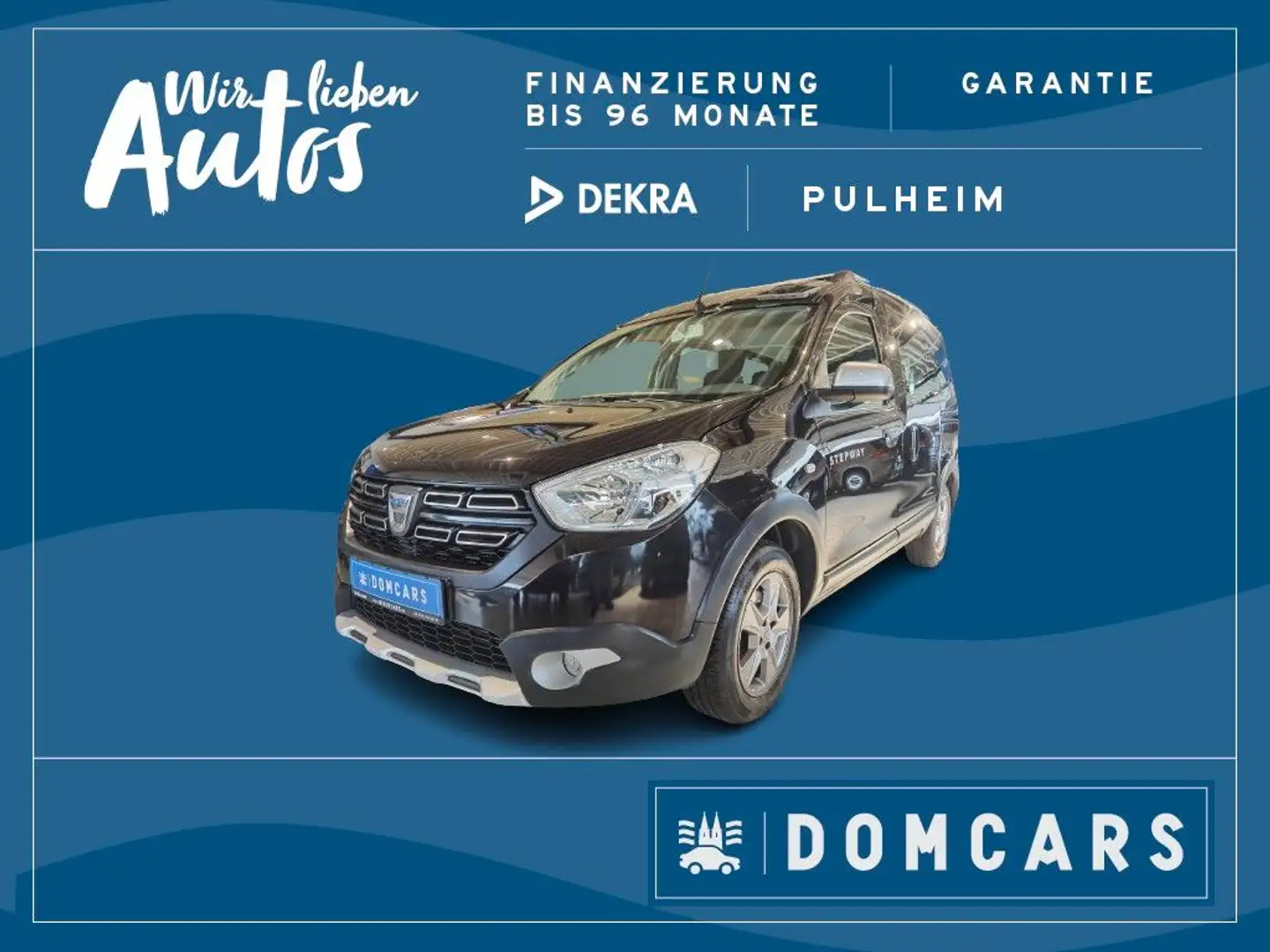 Dacia Dokker Stepway *NAVI+ALU+GARANTIE+KAMERA+EURO 6* Černá - 1