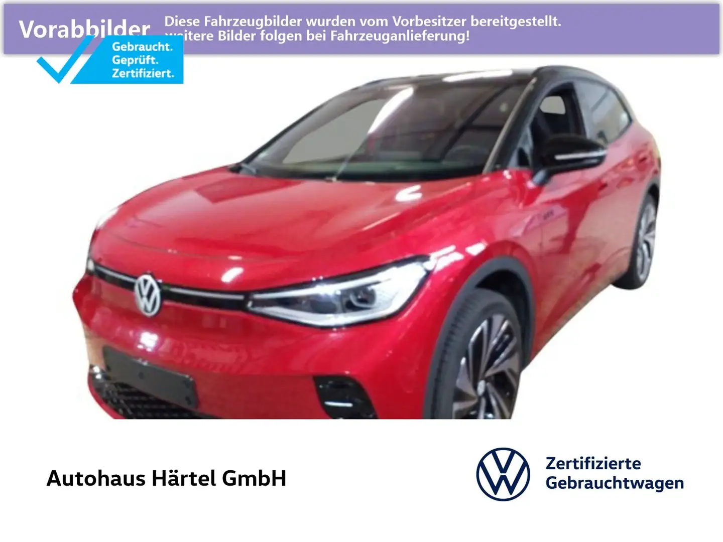 Volkswagen ID.4 GTX 4MOTION 77 KWH AUTOMATIK Sportpaket Navi Rot - 1