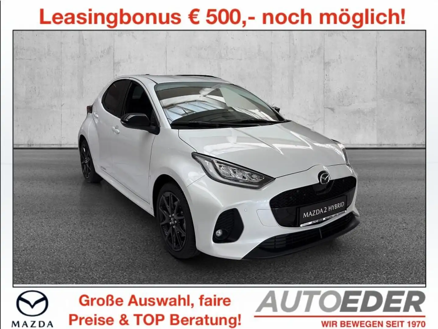 Mazda 2 Mazda2 Hybrid Homura Aut. Weiß - 1