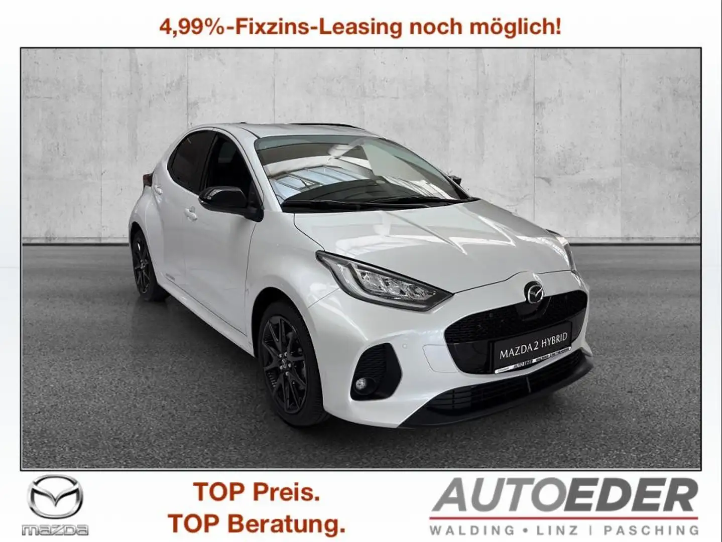 Mazda 2 Mazda2 Hybrid Homura Aut. Weiß - 1