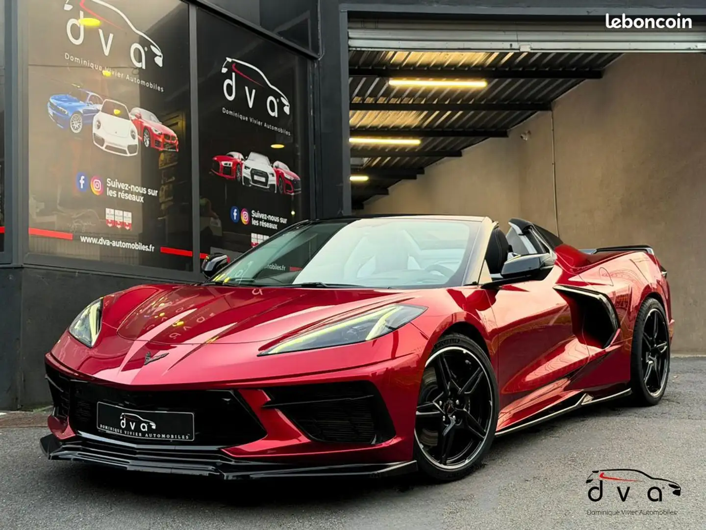 Chevrolet Corvette Stingray V8 6.2 495 ch 3LT pack Z51 Française Rouge - 1
