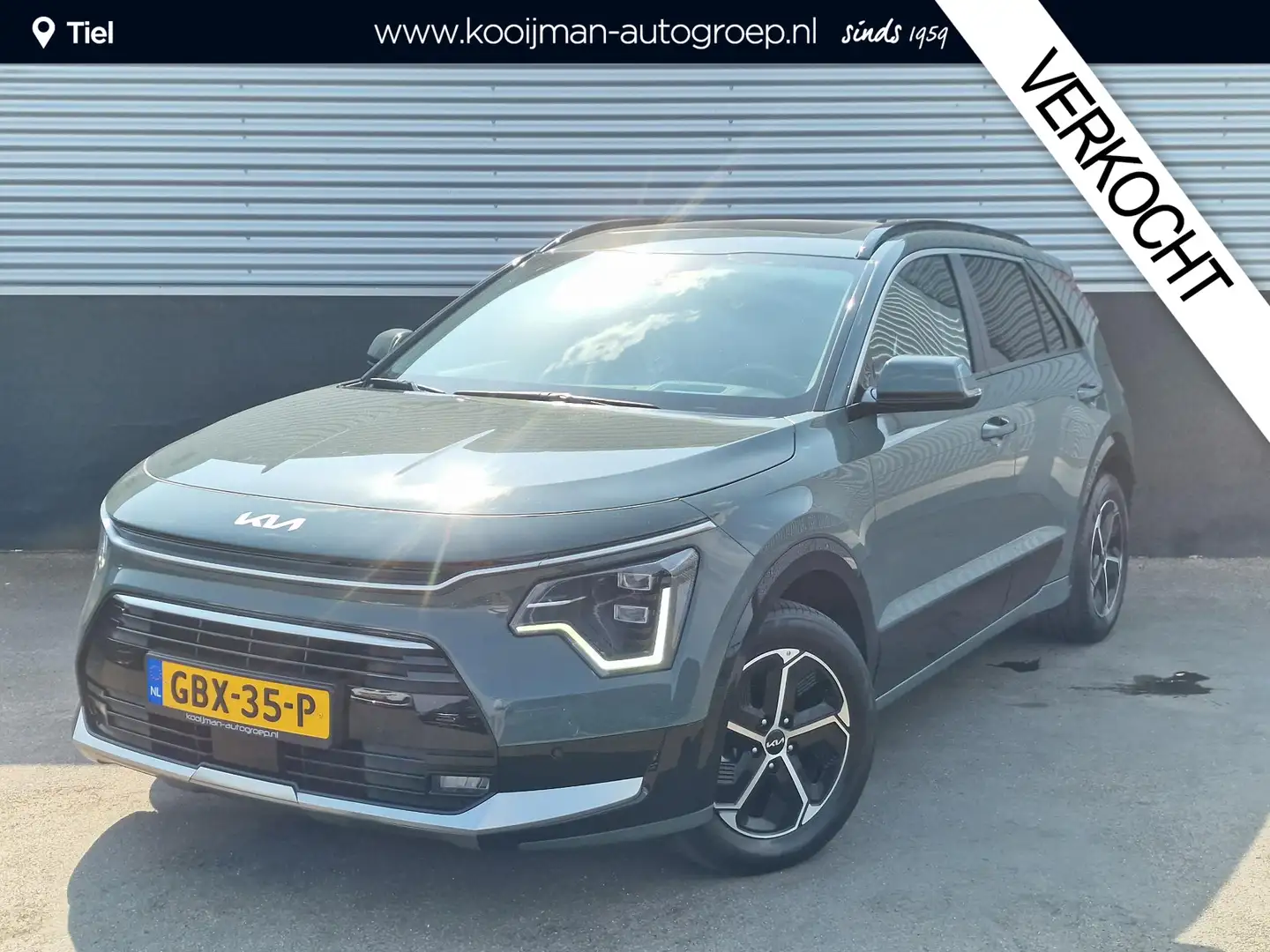 Kia Niro 1.6 GDi Hybrid DynamicPlusLine Schuif/kanteldak, H Groen - 1