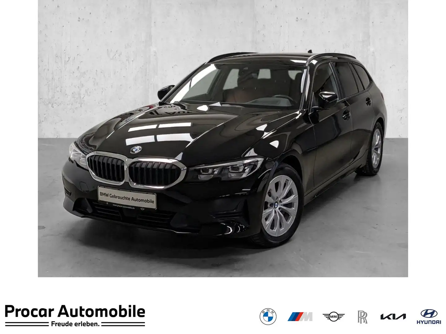 BMW 320 d Touring HuD ACC HiFi DA PDC Lhz DAB LED Zwart - 1