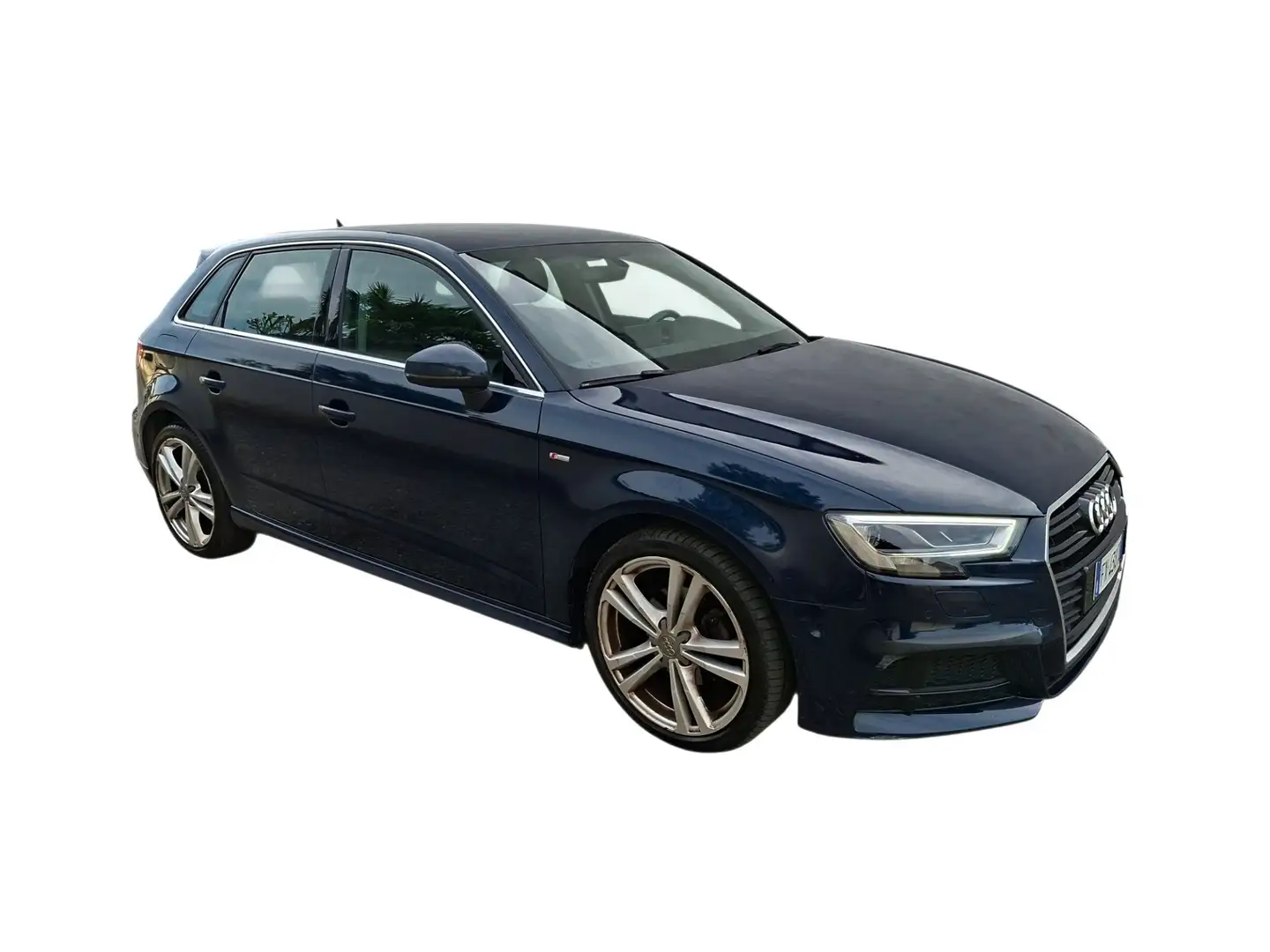Audi A3 SPB 30 TDI S-Tronic Admired *S-Line* Bleu - 1