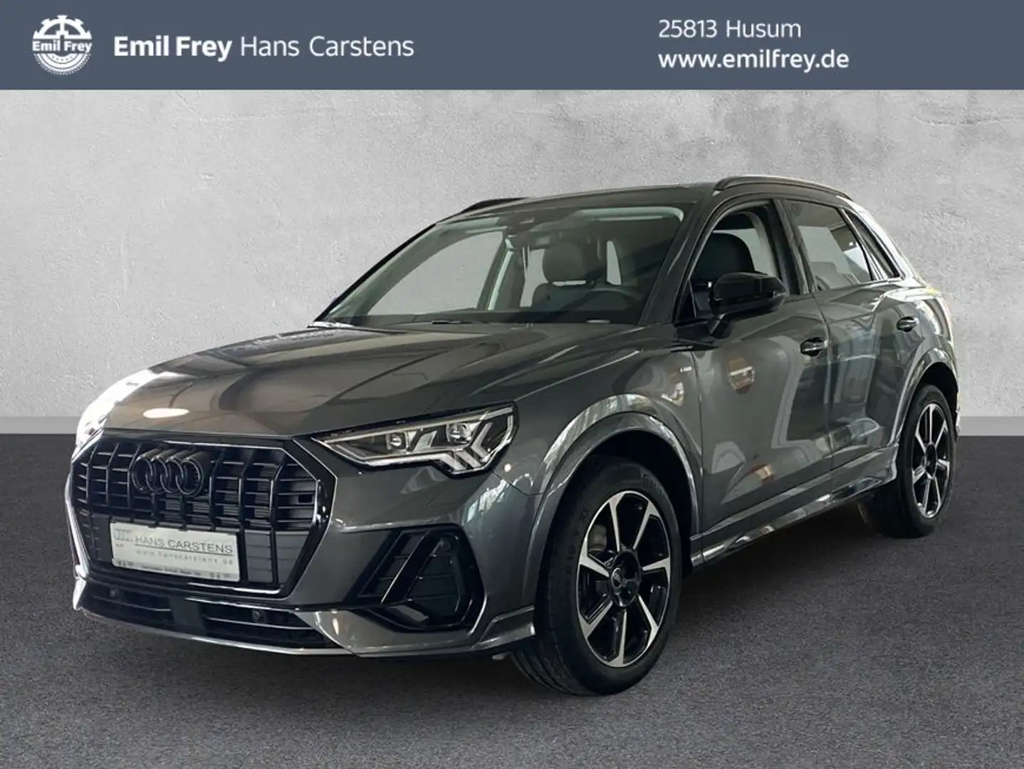 Audi Q3 S-line 35 TDI S tronic AHK Tempomat Klima Grau - 1