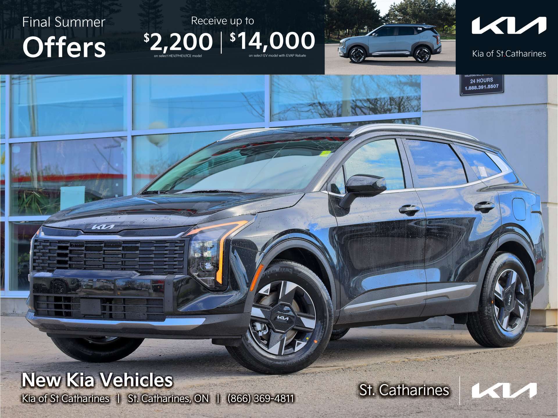 Black 2026 Kia Sportage SUV / Crossover All-Wheel Drive Automatic