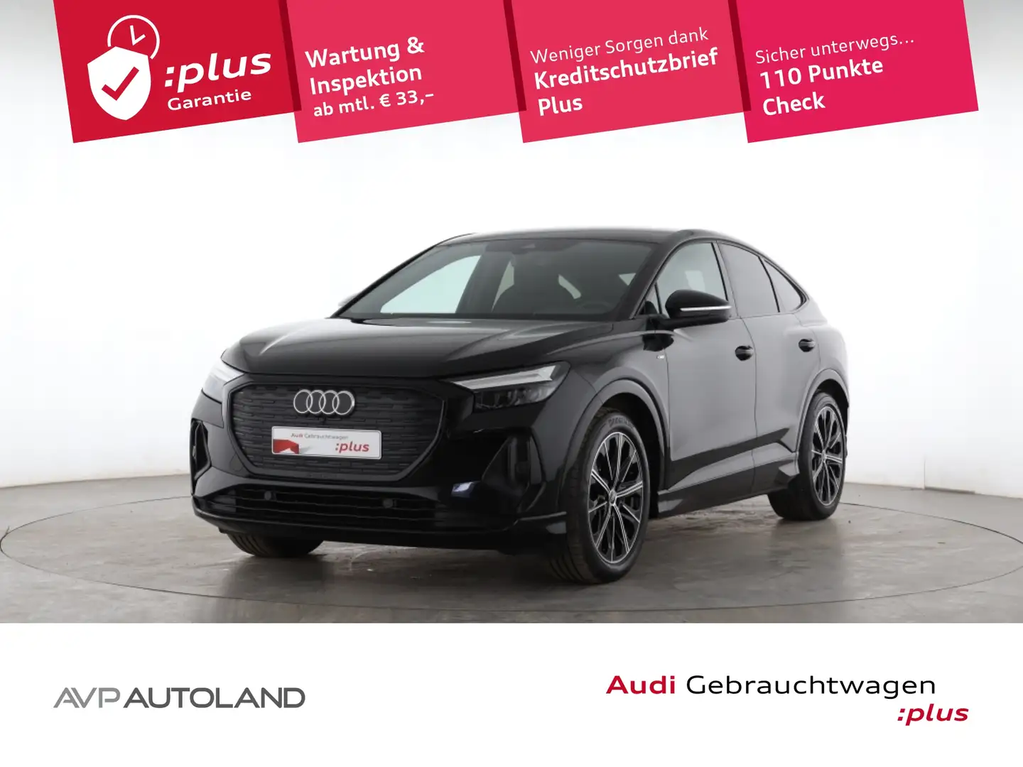 Audi Q4 e-tron Q4 Sportback e-tron 50 quattro S line MMI NAVI+ Negru - 1