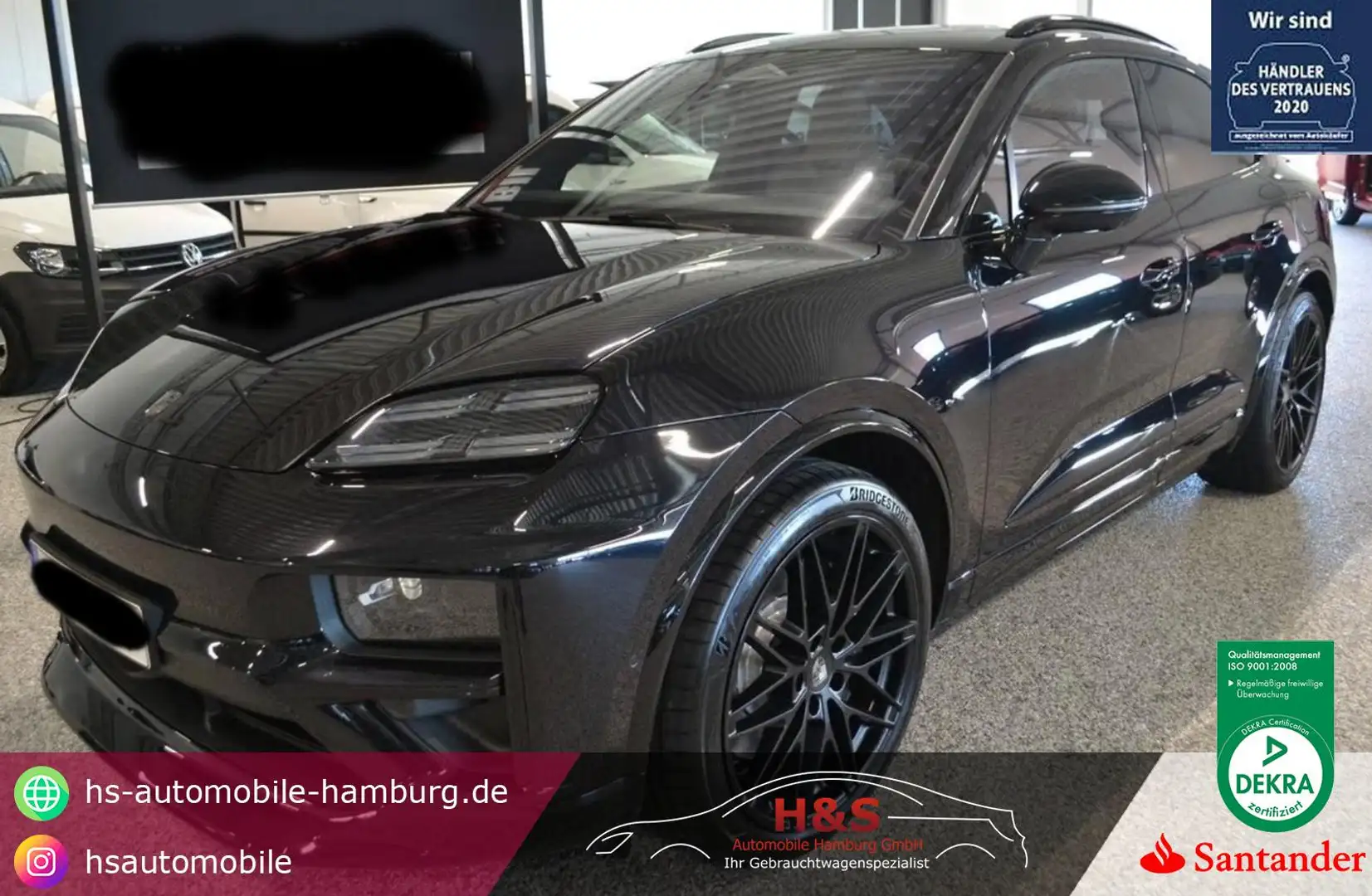 Porsche Macan Electric Turbo*PANORAMA*KAMERA Noir - 1
