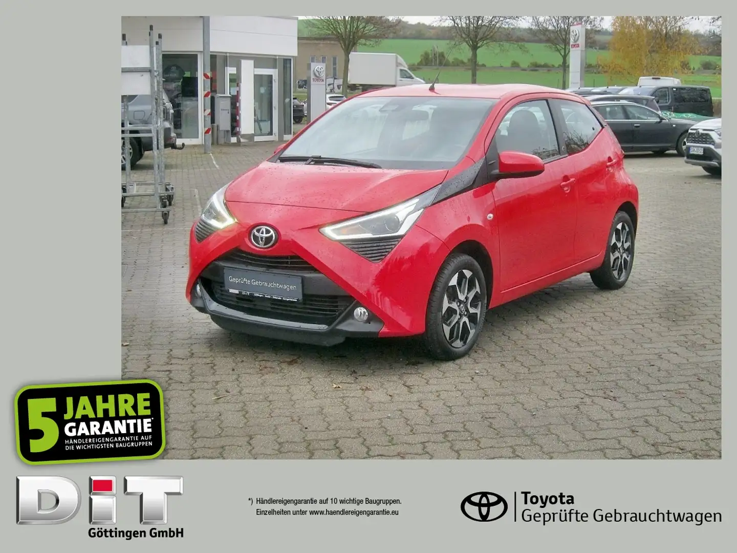 Toyota Aygo 1.0 x-play Team D Klima., SpurH LM KAM Rouge - 1