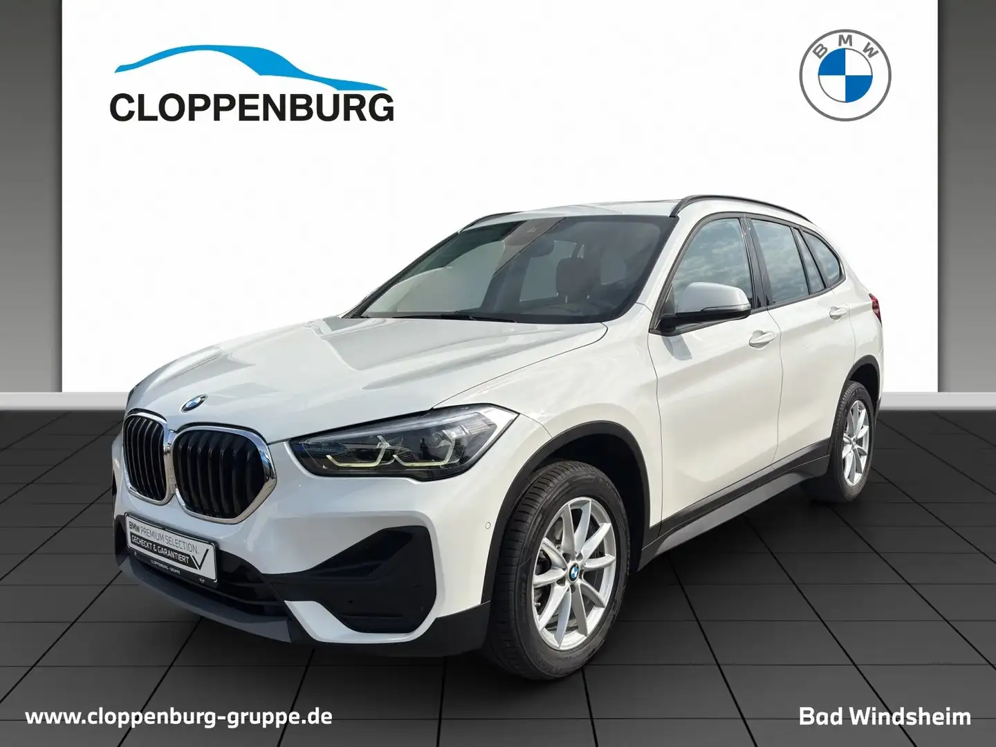 BMW X1 sDrive18d AHK+Navi+Pano+SHZ+HiFi+Fernl.Ass Weiß - 1