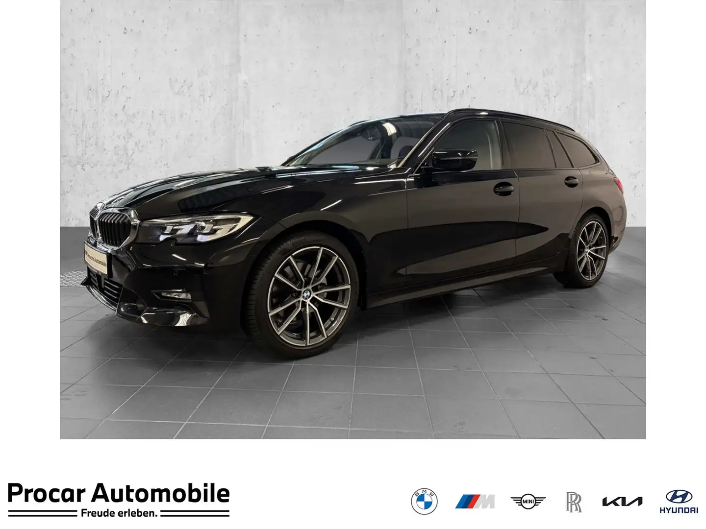 BMW 320 d Touring ACC RFK NAVI LED Sound Syst. PDC V+H DAB Nero - 1