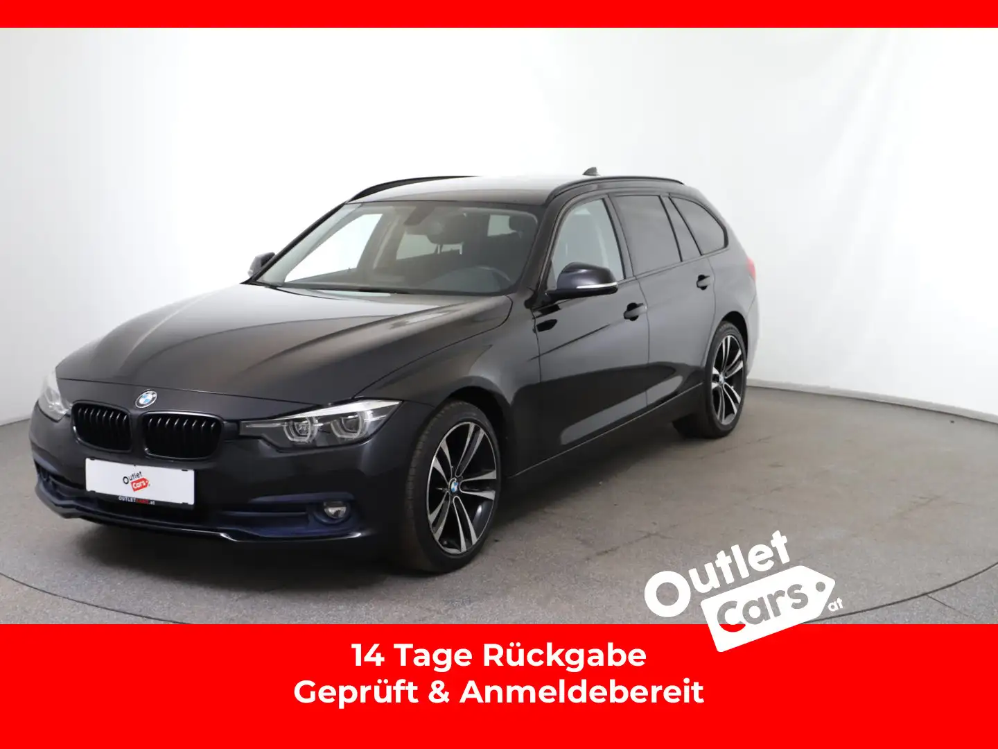 BMW 316 BMW 316d Touring Aut. Schwarz - 1