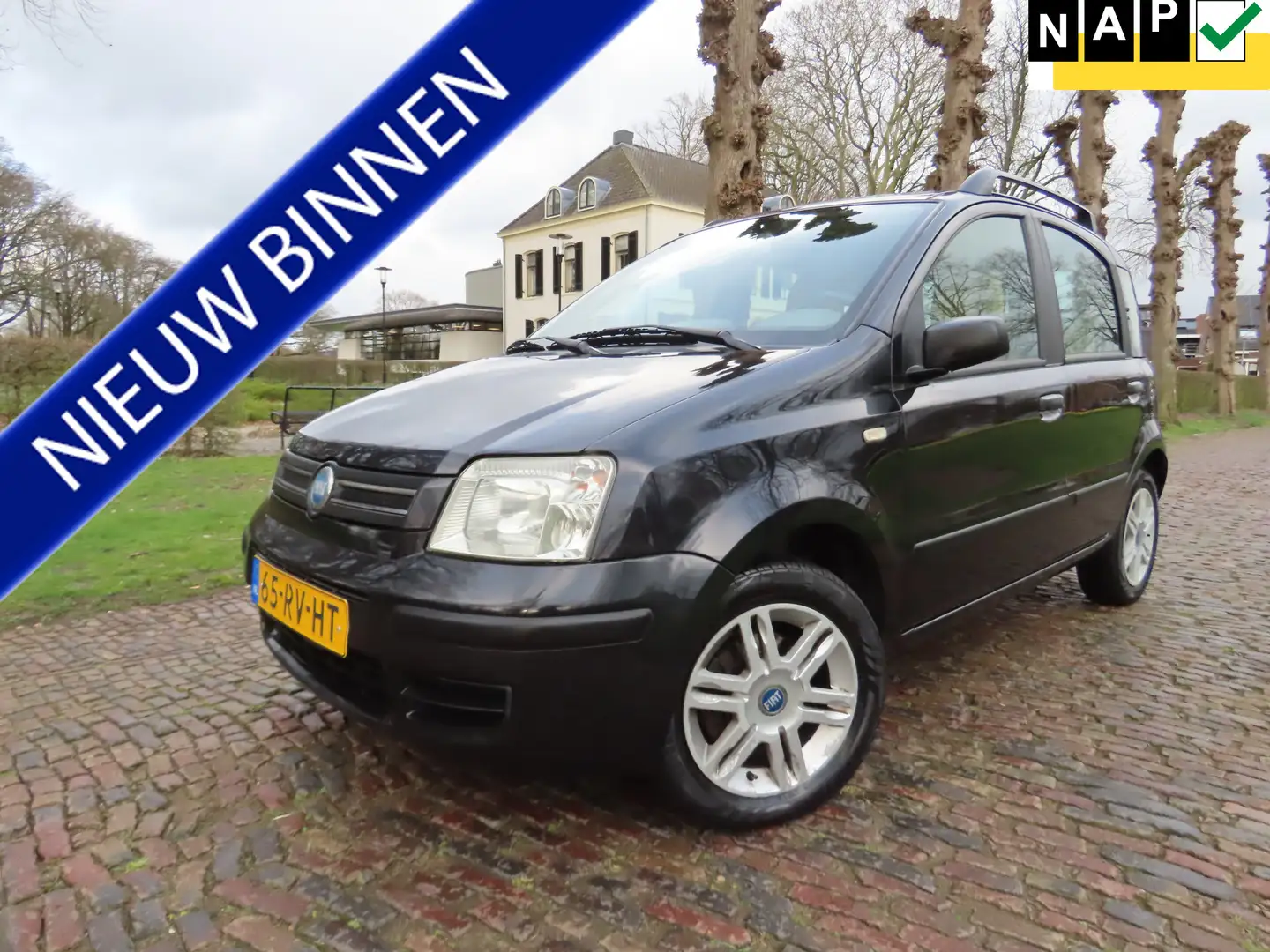 Fiat Panda 1.2 Dynamic 1e Eigenaar Airco Stuurbekrachtiging 5 Negro - 1