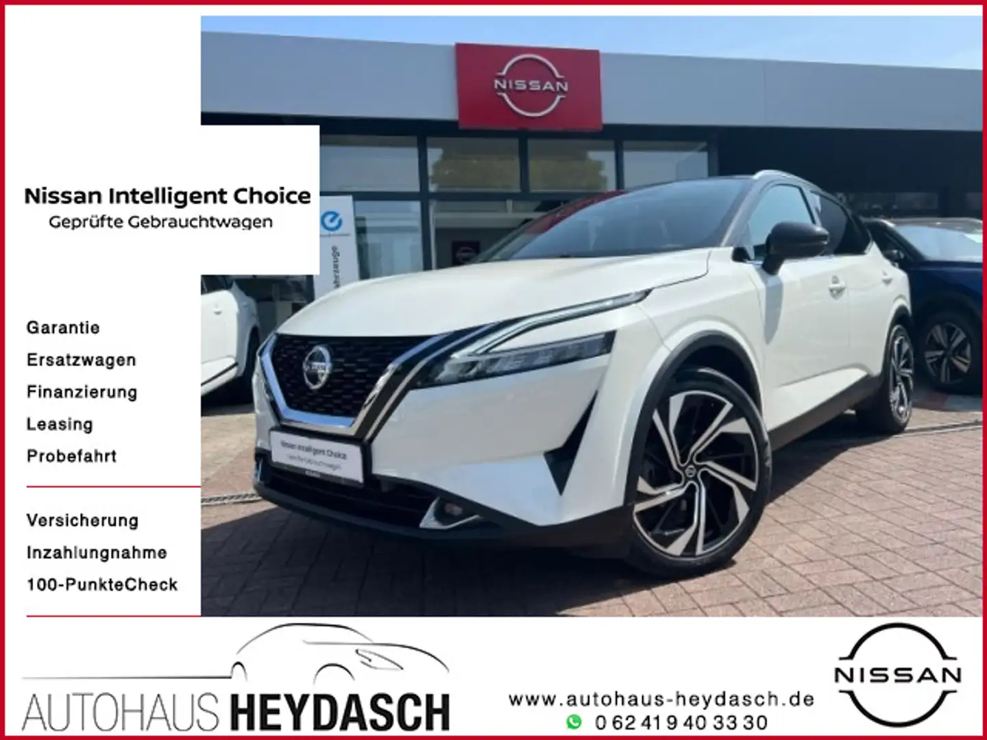 Nissan Qashqai Tekna+ *Automatik*Vollausstattung* Weiß - 1
