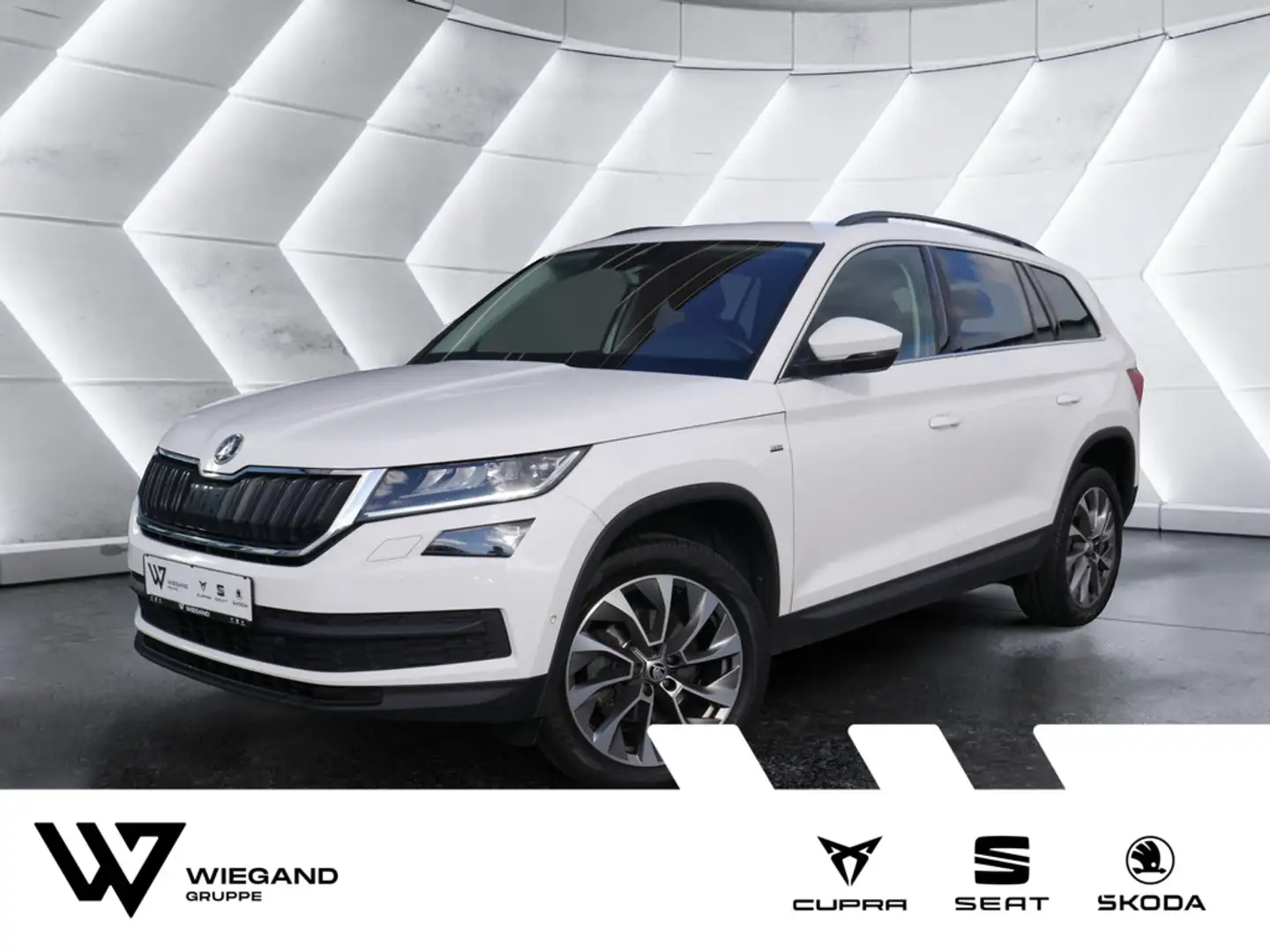 Skoda Kodiaq 2.0 TDI Clever 4x4 LED VIRTUAL NAVI Weiß - 1