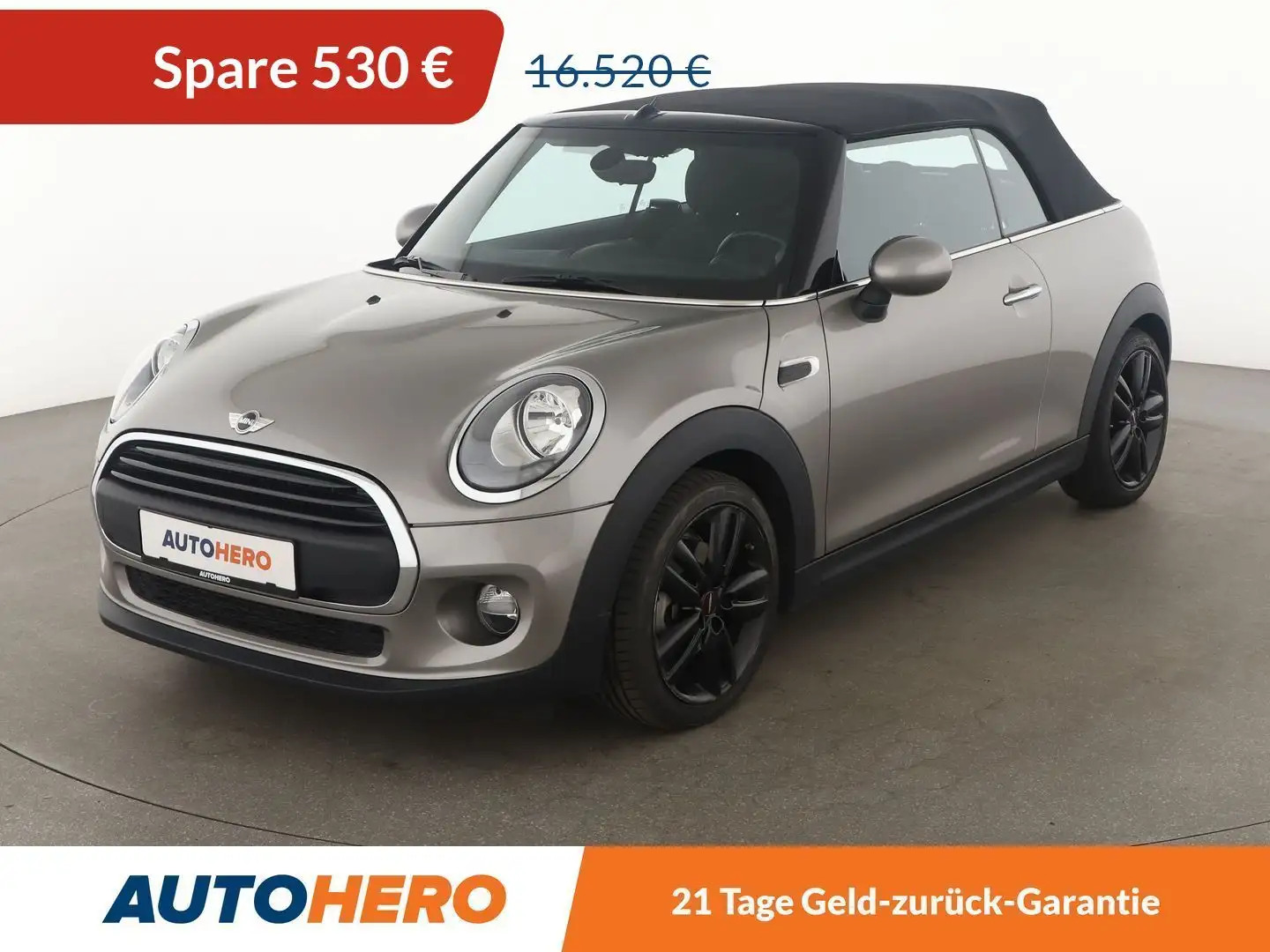 MINI One Cabrio One  *NAVI*PDC*SHZ*H&K*KLIMA*GARANTIE* Grau - 1