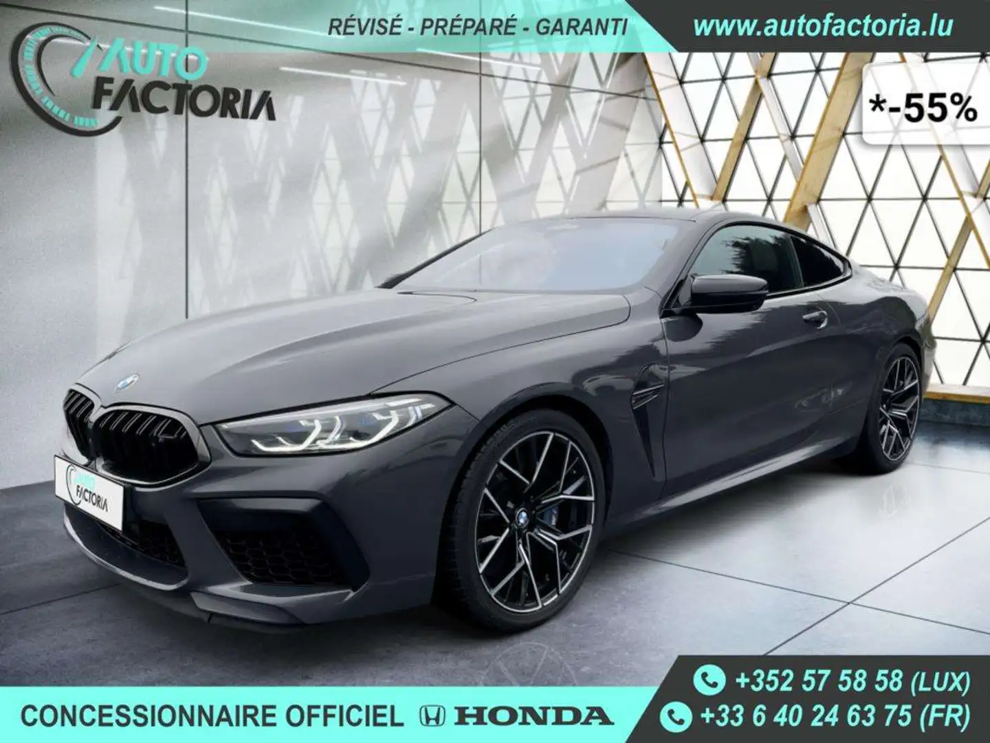 BMW M8 COUPE -55% 4,4I 625CV BVA 4x4 M8 COMPETITION+Opts Šedá - 1