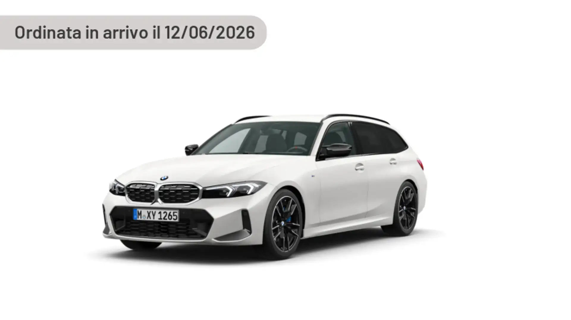 BMW 340 M 340d 48V xDrive Touring Argent - 1