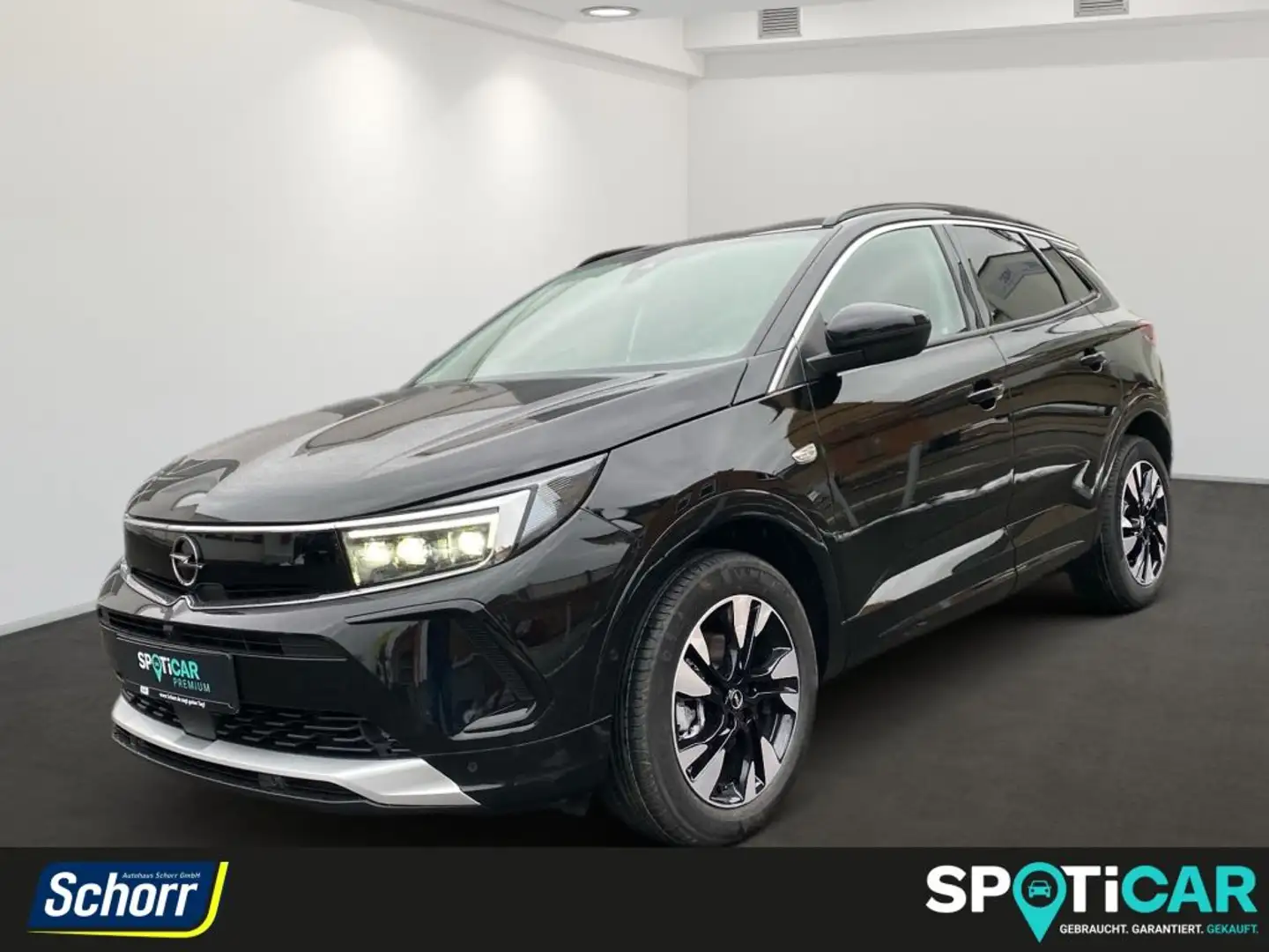 Opel Grandland 1.2 DI Automatik Elegance Schwarz - 1