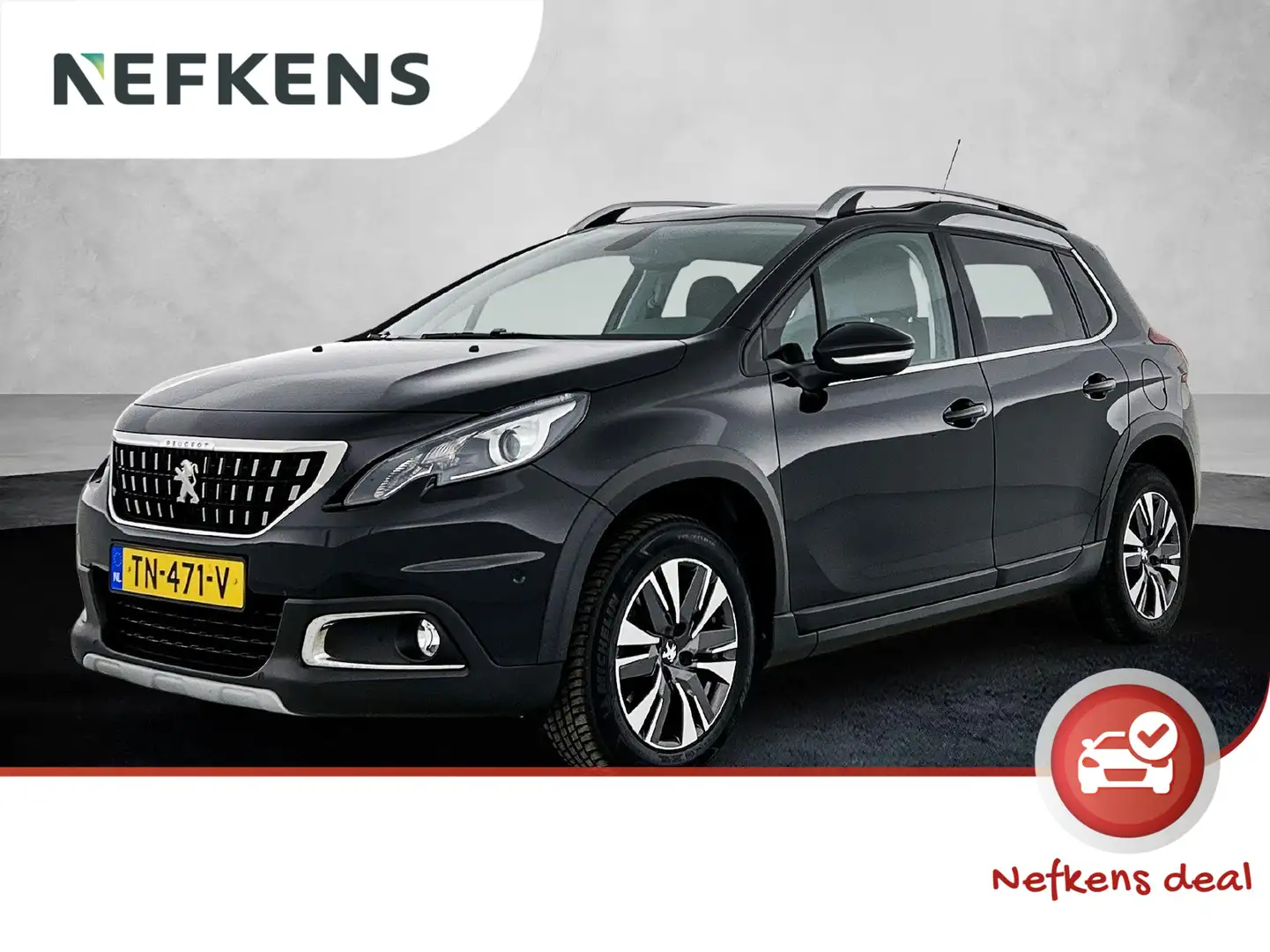 Peugeot 2008 1.2 PureTech Allure 110pk Automaat | Climate contr Zwart - 1