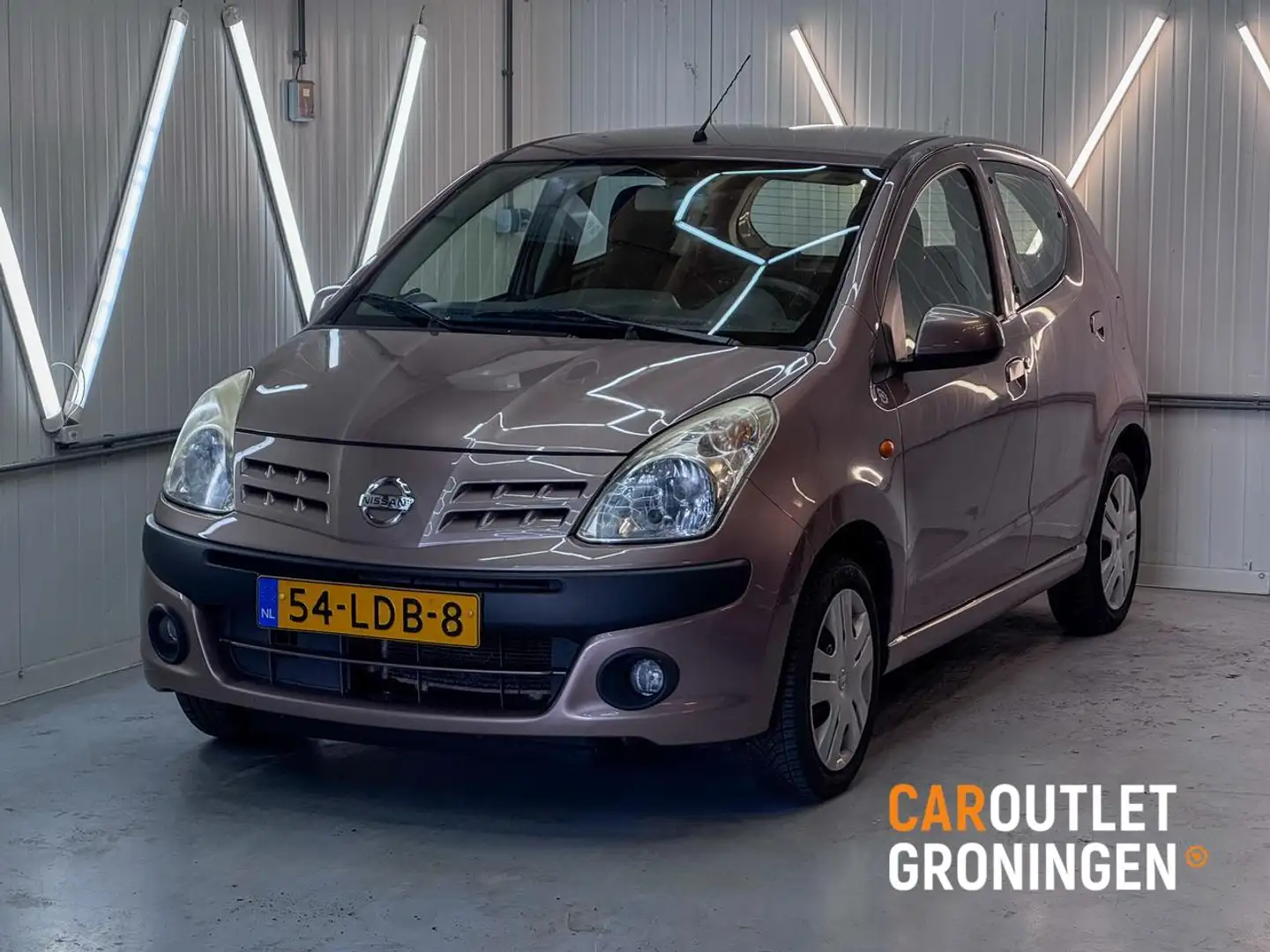Nissan Pixo 1.0 Look 5D | BJ 2010 | AIRCO | APK 16-01-2026 Beige - 1