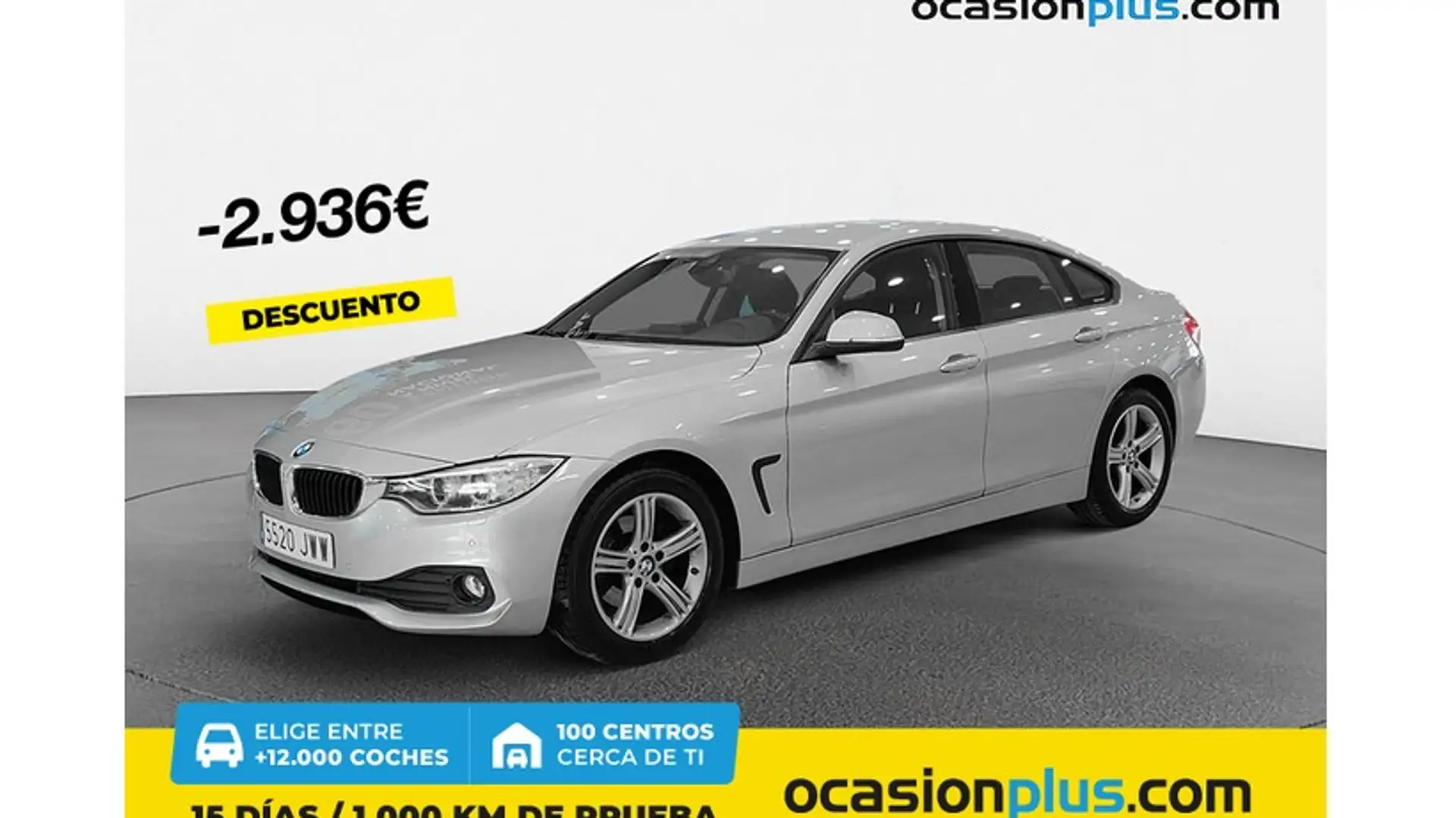 BMW 418 418d Gran Coupé Srebrny - 1