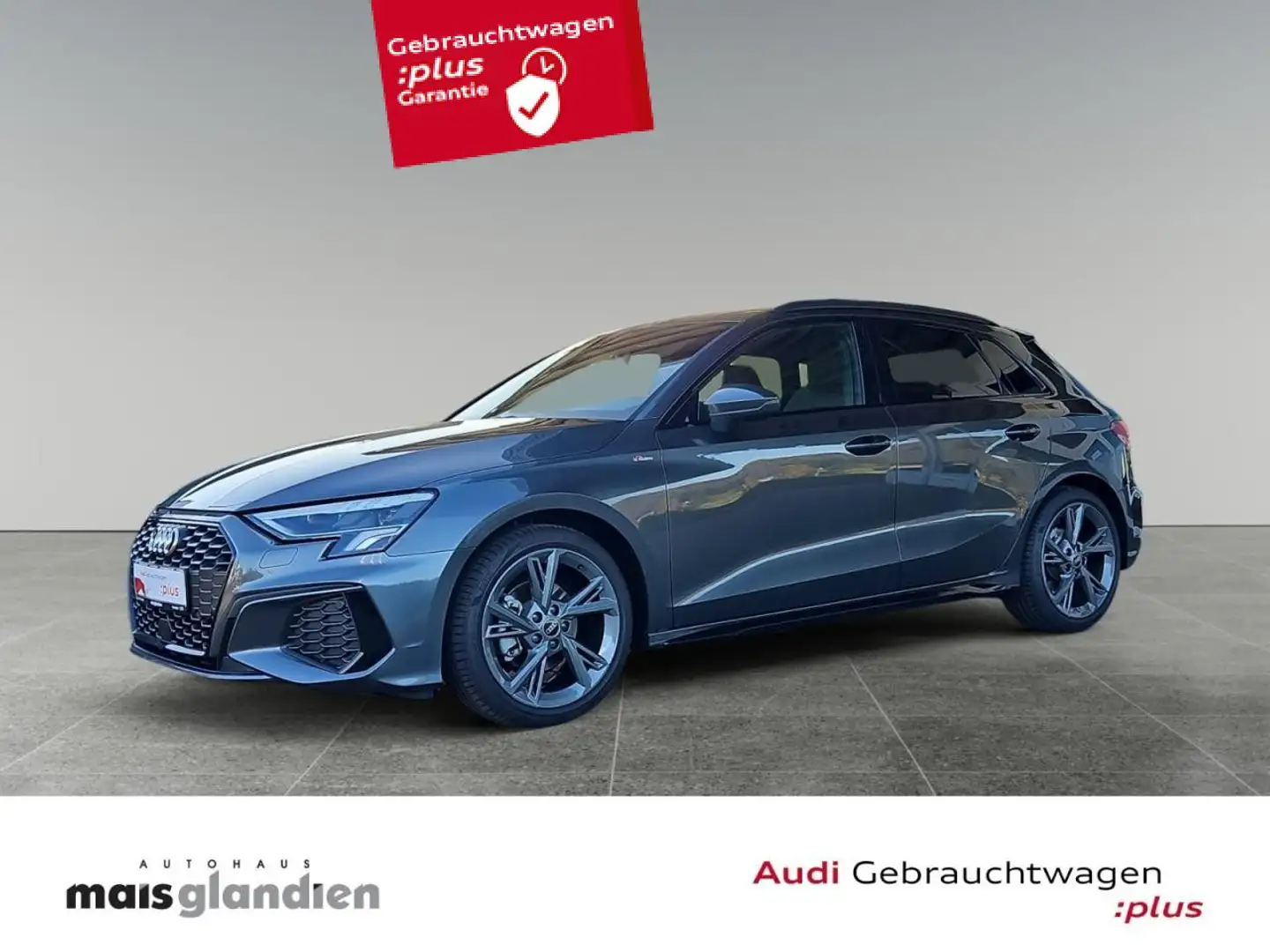 Audi A3 Sportback 30 TFSI 2x S line AHK Navi+ LED Klima Gris - 1