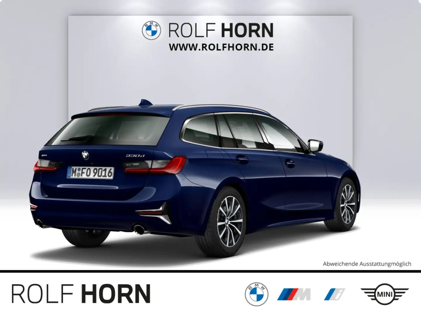 BMW 330 d xDrive Touring Luxury Line HUD LED RKam NAV Blau - 2