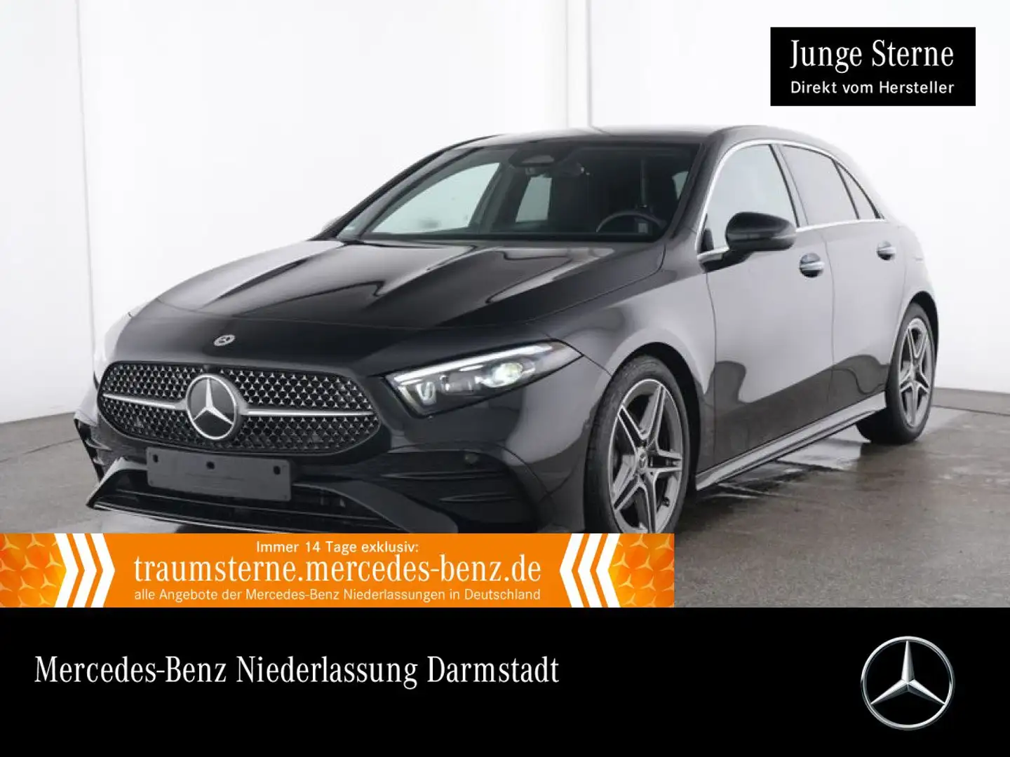 Mercedes-Benz A 200 AMG+PANO+AHK+MULTIBEAM+KAMERA+TOTW+KEYLESS Schwarz - 1