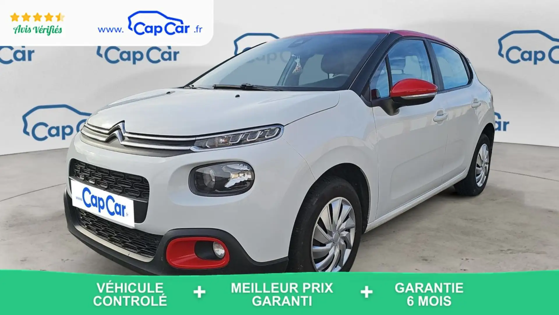 Citroen C3 1.2 PureTech 82 Feel Blanc - 1
