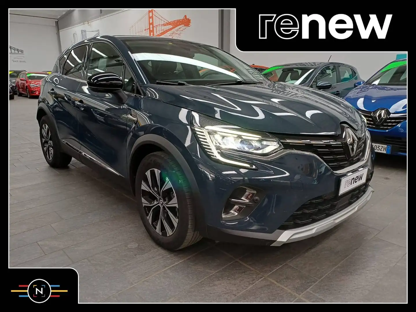 Renault Captur Techno 1.3 tce Mild-Hybrid 140cv Blau - 1