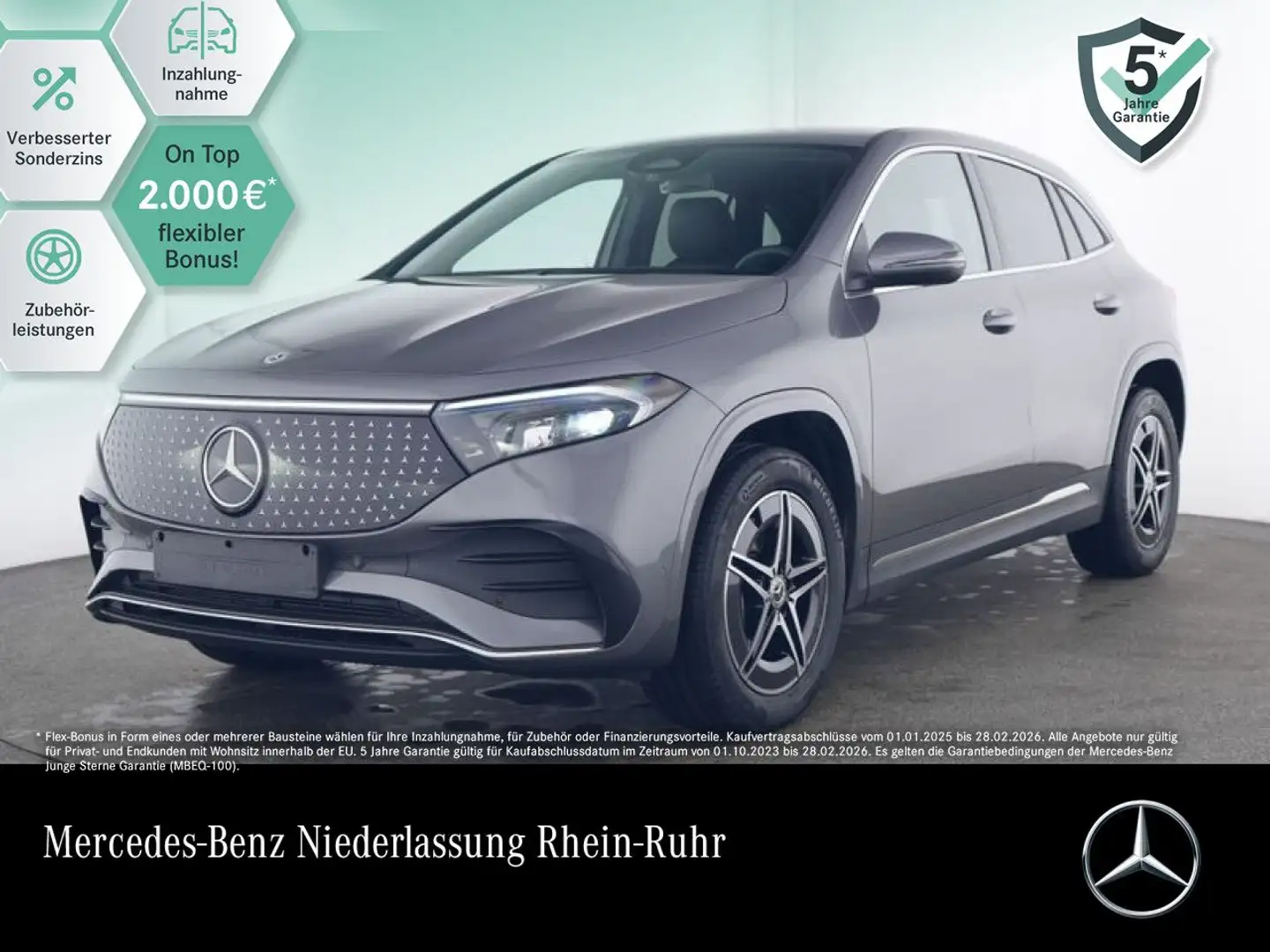 Mercedes-Benz EQA 250 AMG+ADVANCED+KAMERA+SPUR Grijs - 1