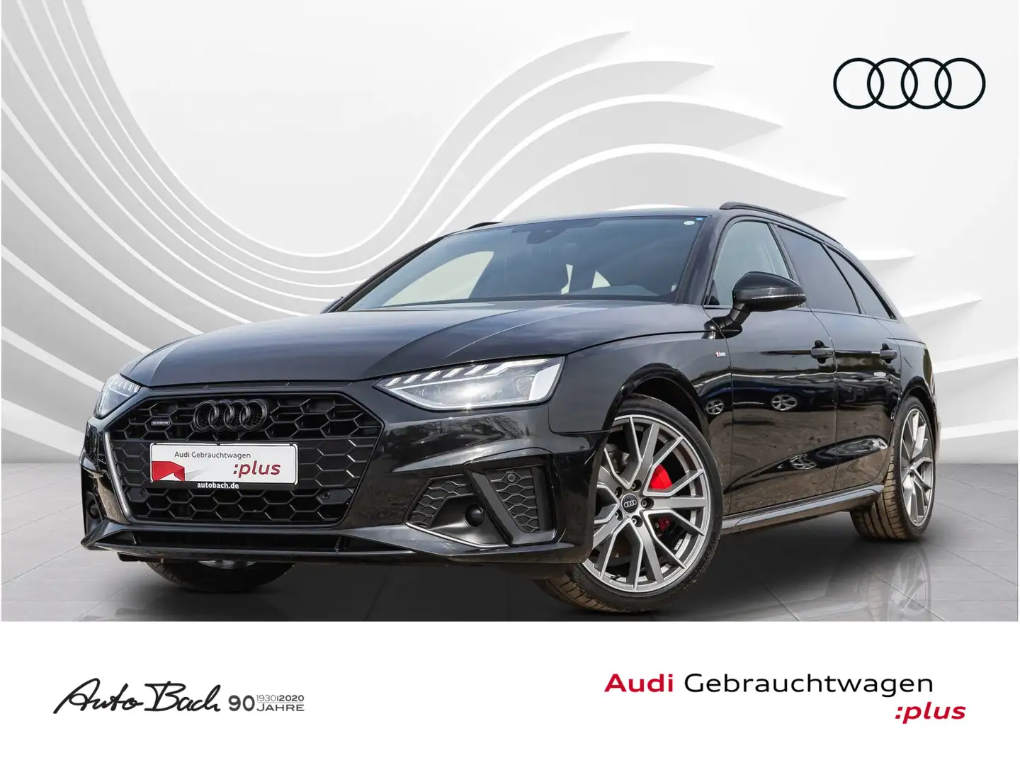 Audi A4 S line competition 40TDI qu Stronic Nav Schwarz - 1