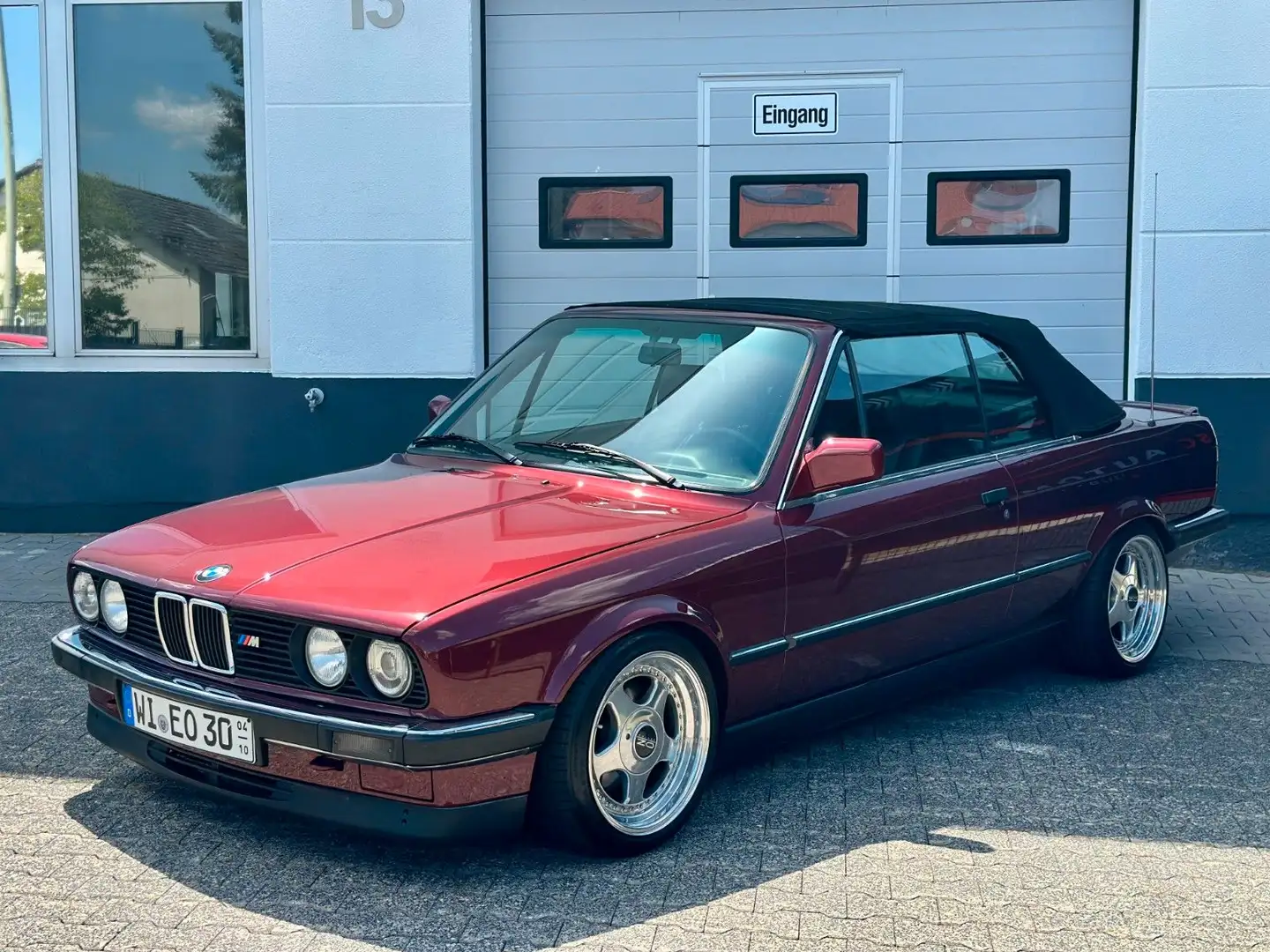 BMW 320 e30 328i M52 Cabrio | OZ FUTURA | H&R | STARTEC| Czerwony - 2