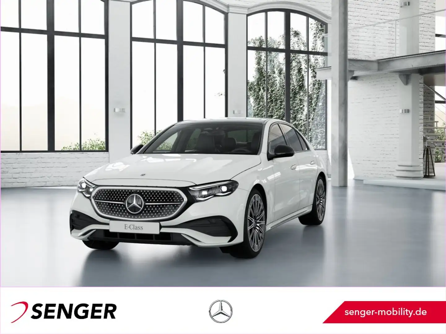 Mercedes-Benz E 450 d 4M AMG Night Panorama Superscreen 21Zoll Blanc - 1