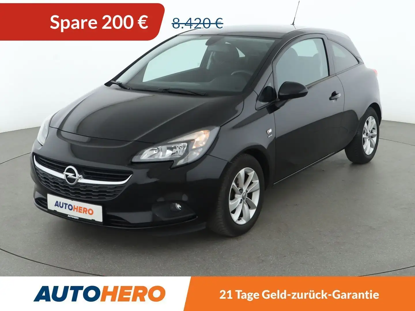 Opel Corsa 1.4 Active*TEMPO*PDC*SHZ*KLIMA*GARANTIE* Schwarz - 1