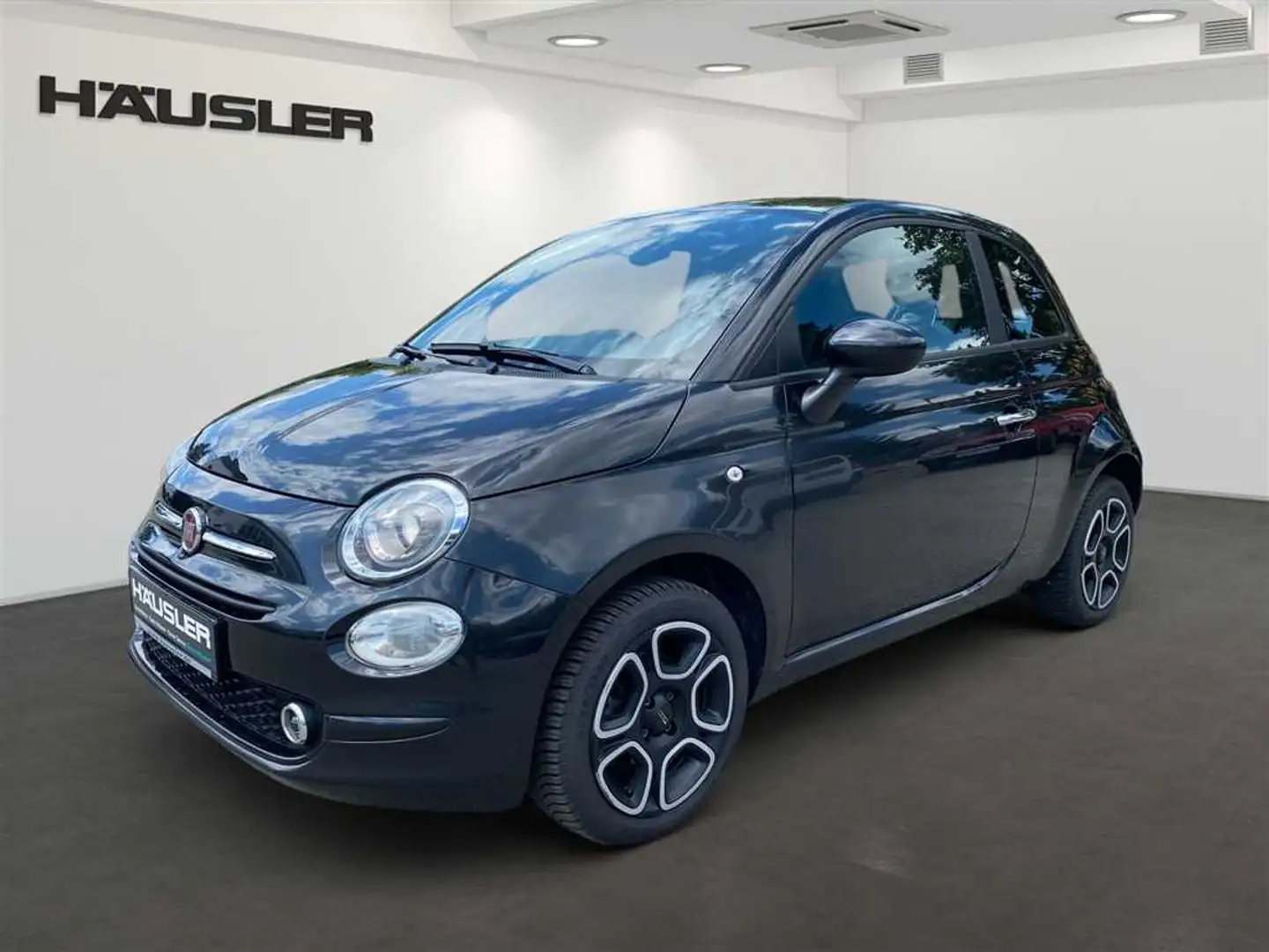 Fiat 500 mit Klimaautomatik*DAB Radio*PDC Noir - 1