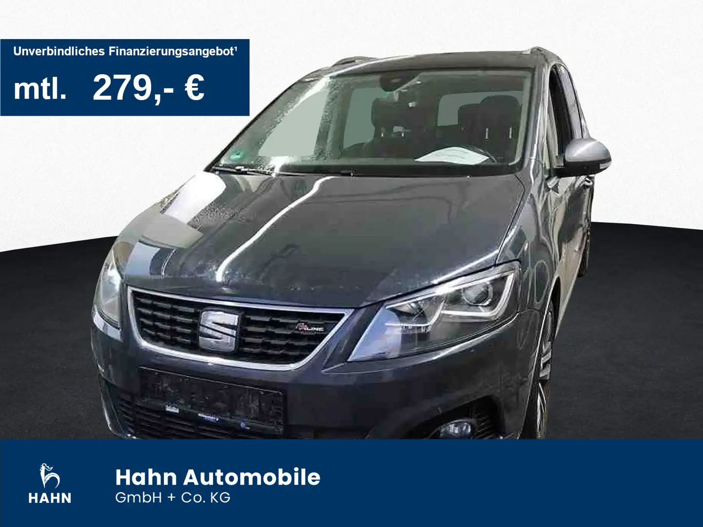 SEAT Alhambra 1.4TSI DSG FR-Line 7-Sitzer AHK ACC Nav Gris - 1