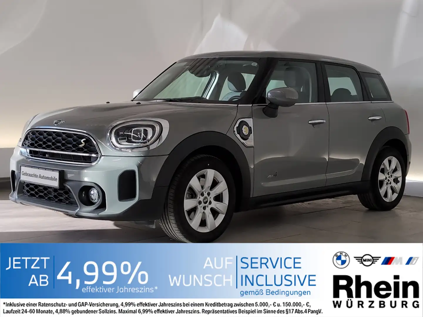 MINI Cooper SE Countryman Cooper SE ALL4 Countryman Tempomat/DAB/SHZ/LHZ  Te Gris - 1