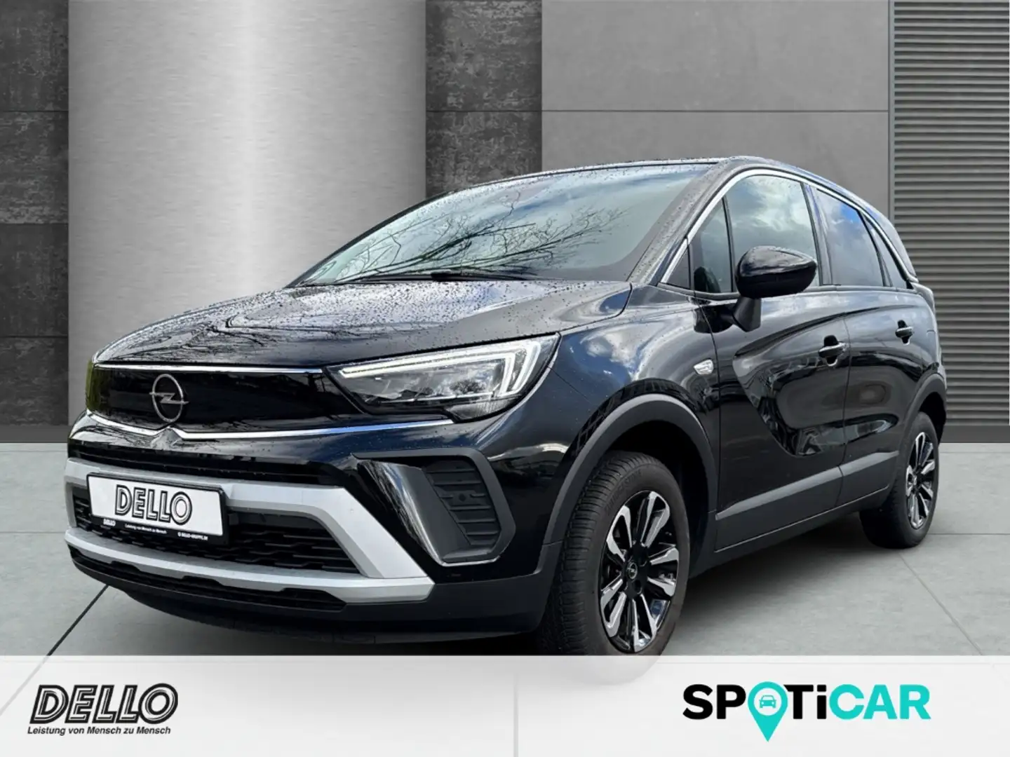 Opel Crossland Elegance 1.2 Turbo Sitzhz PDC LED Kamera Navi Appl Schwarz - 1