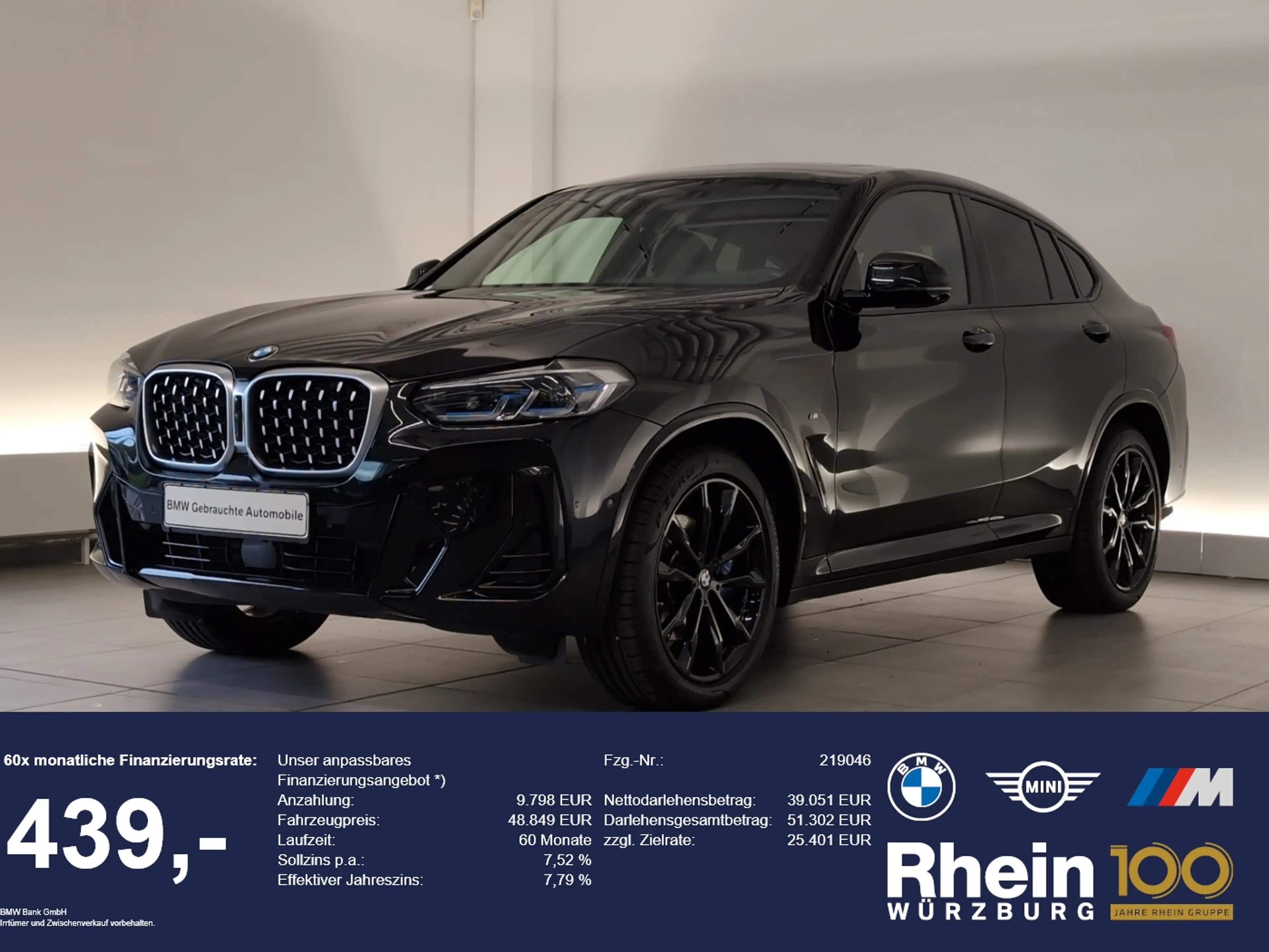 BMW X4 xDrive30i M Sport Navi/Laser/360°/HuD/ACC/H&K