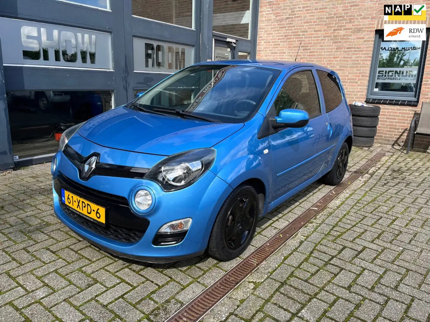 Renault Twingo 1.2 16V Collection, Airco Blauw - 1