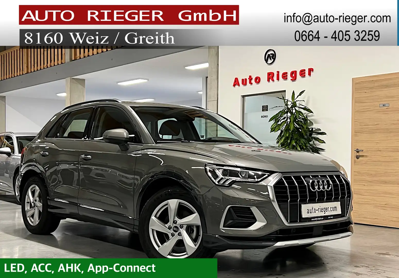 Audi Q3 35 TFSI advanced ACC, AHK Grau - 1
