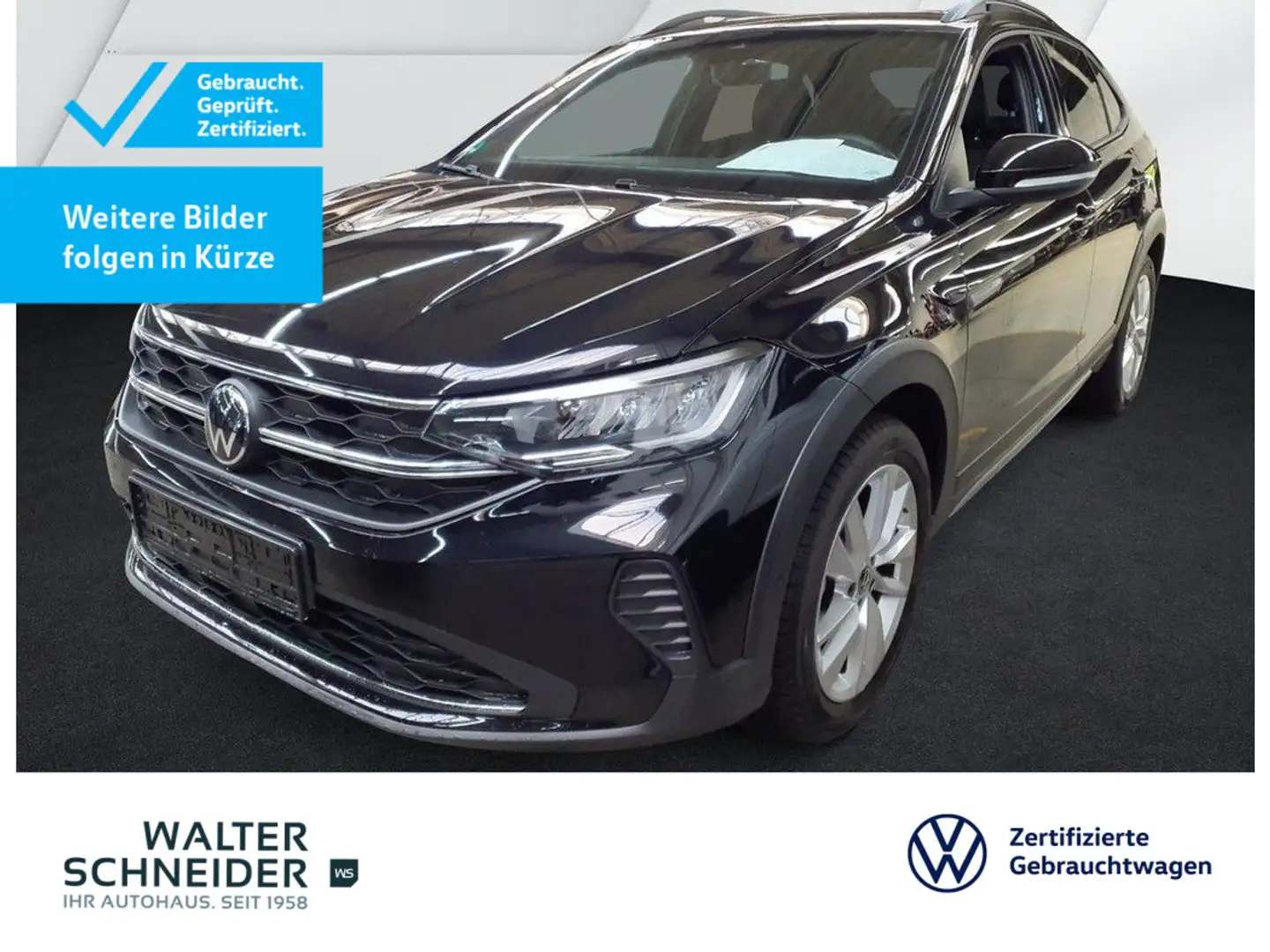 Volkswagen Taigo 1,0 TSI DSG Goal Navi LED SHZ ACC PDC Schwarz - 1