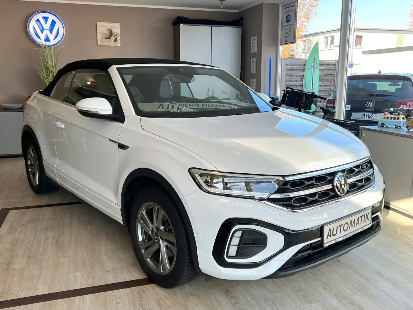 Volkswagen T-Roc Cabriolet R-Line 1,5 DSG Autom*AHK*NAV*GjR Weiß - 2